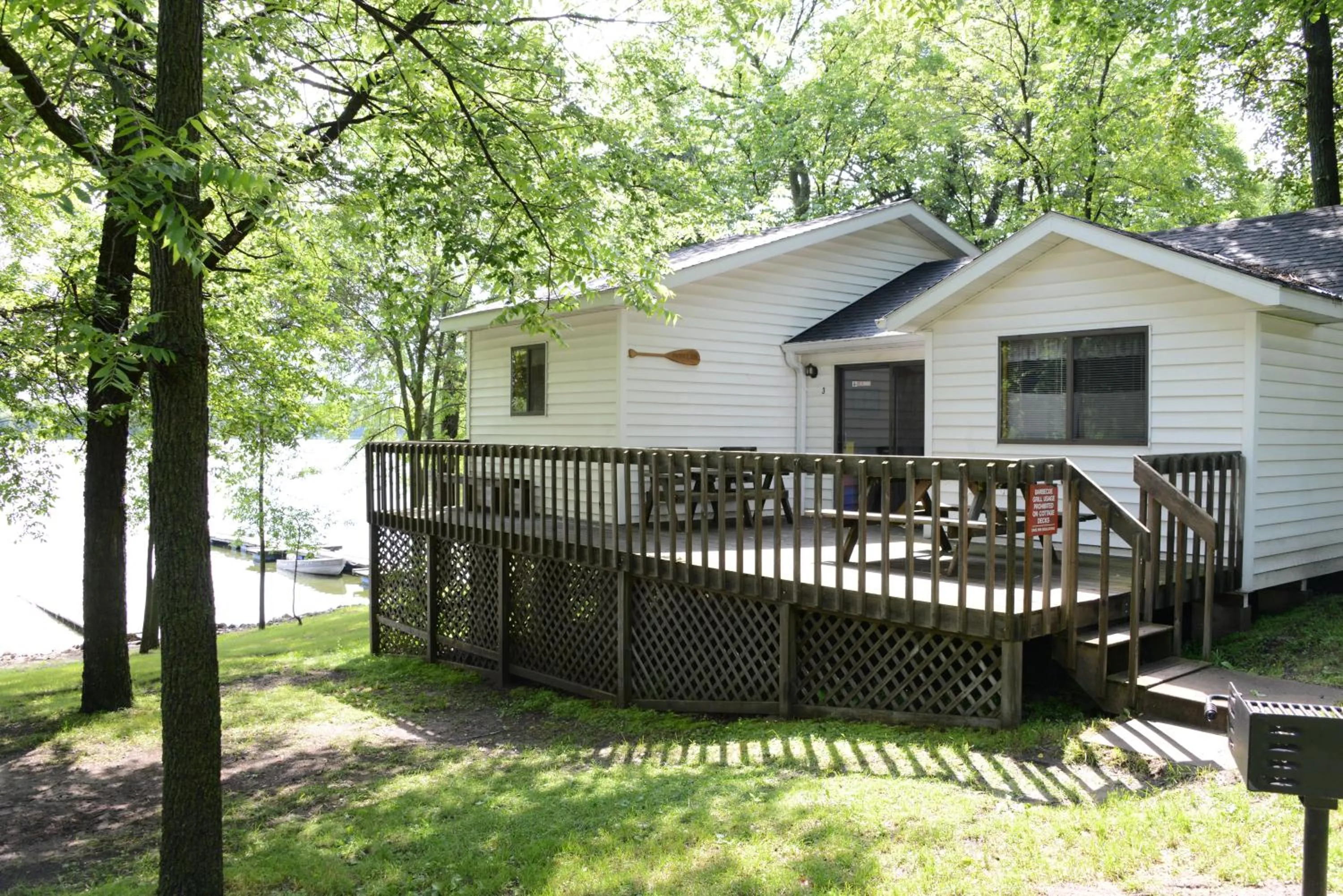 Patio in Riverside Resort