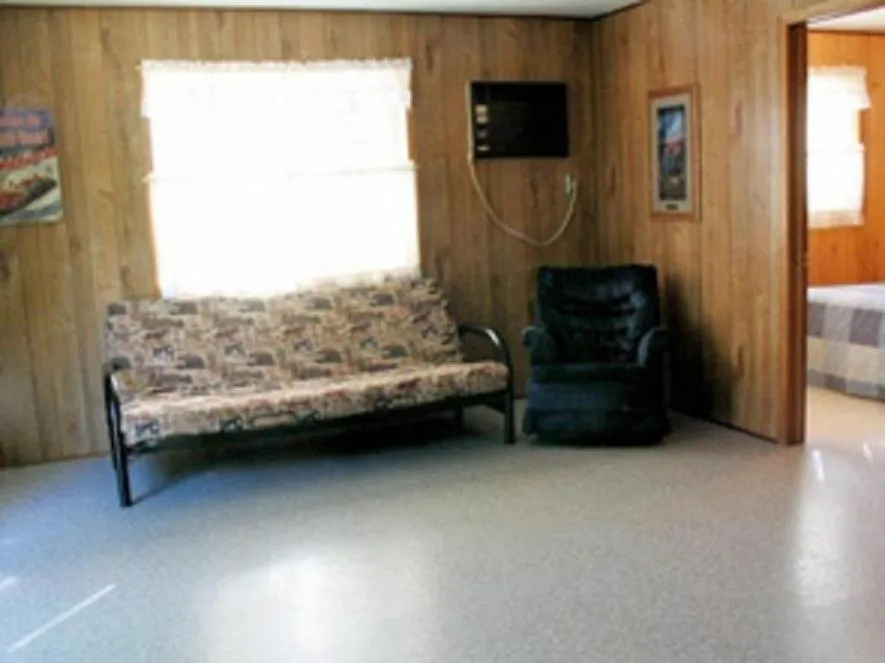 Bed in Riverside Resort