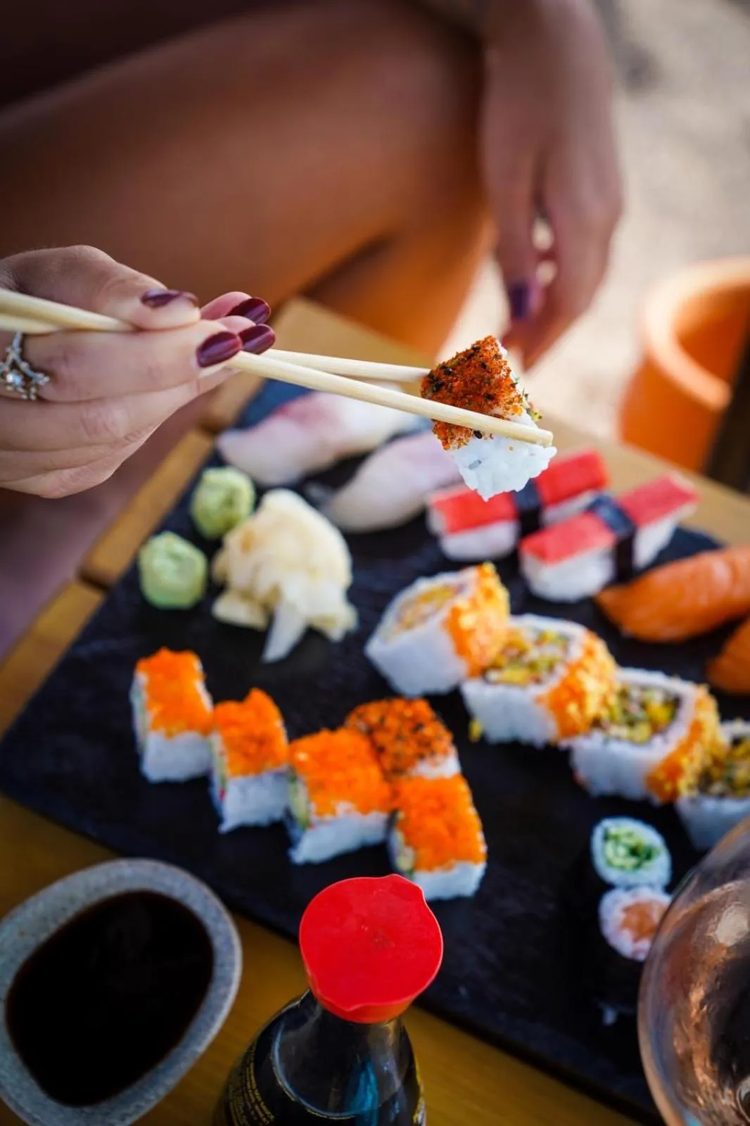 Food and drinks in Uras Beach Hotel