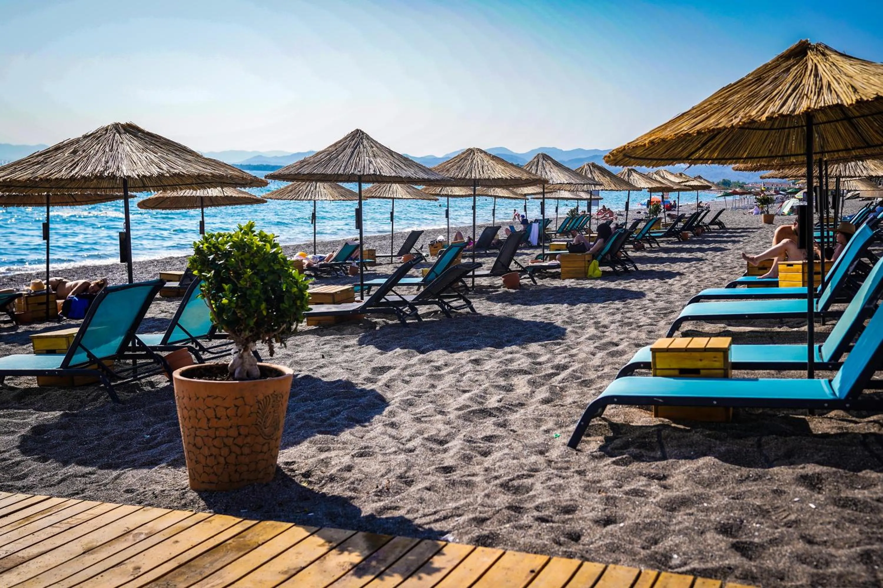 Beach in Uras Beach Hotel