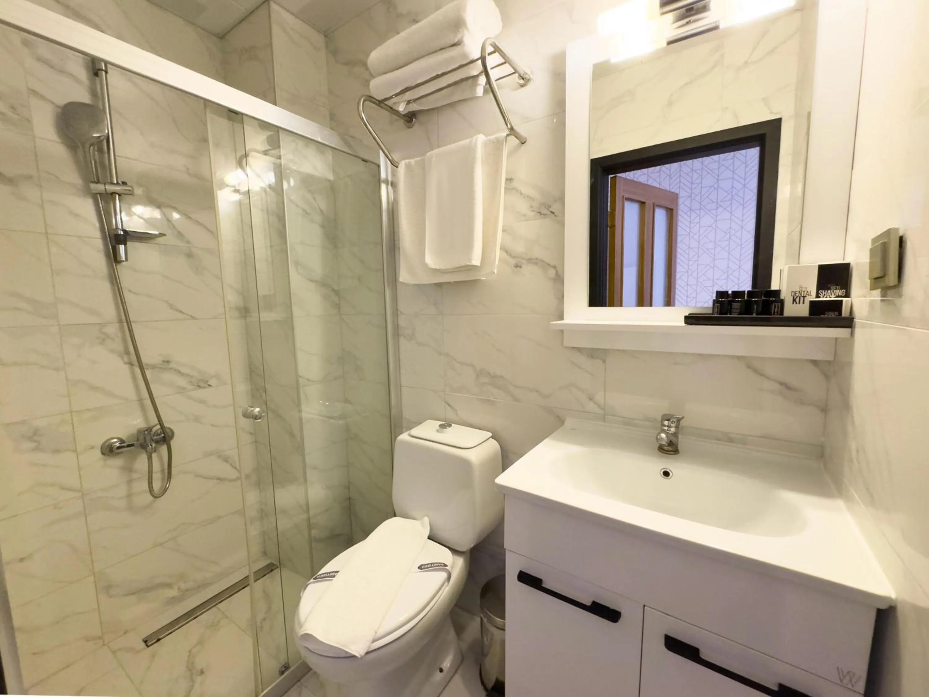 Shower in Uras Beach Hotel