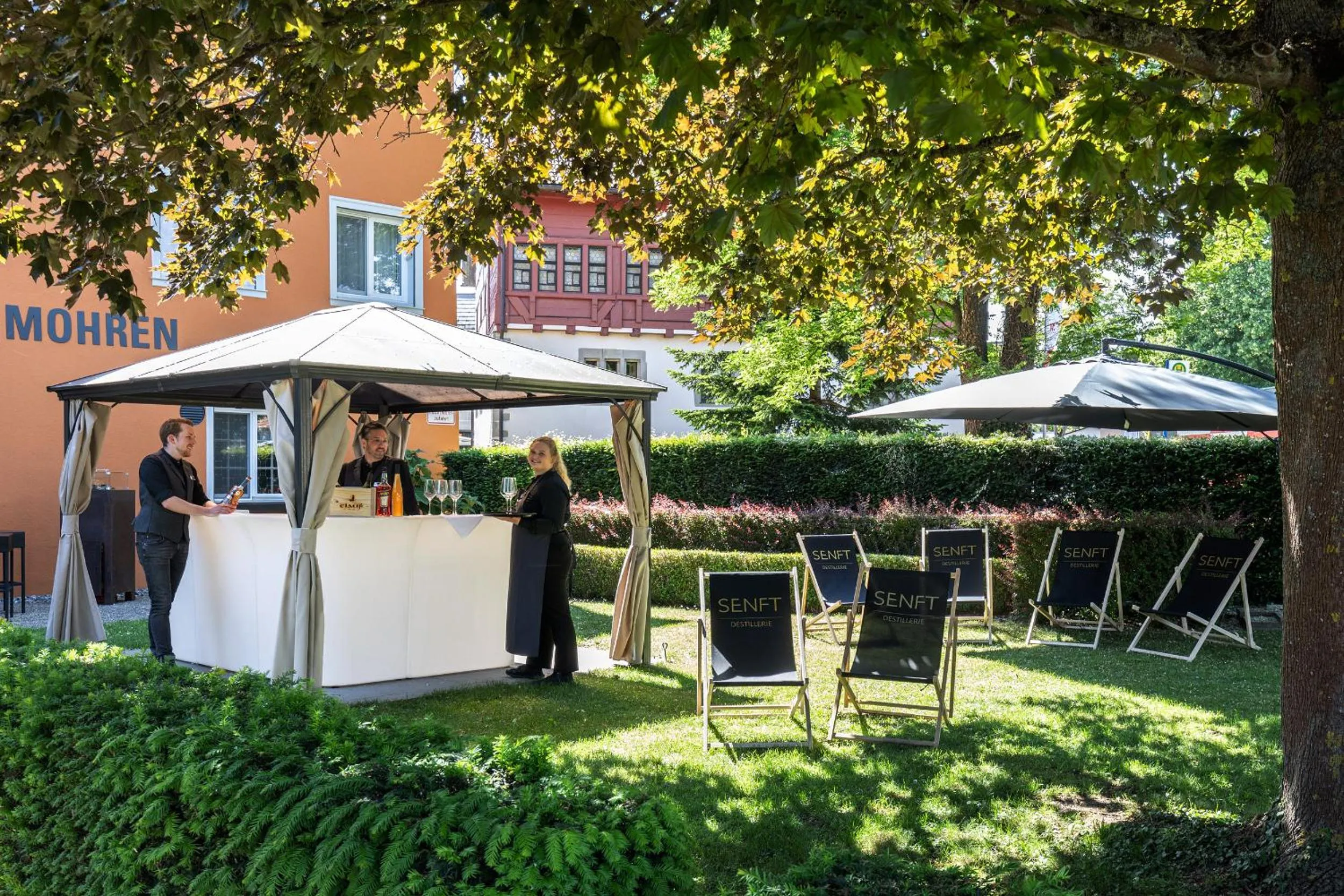 Garden in Ganter Hotel & Restaurant Mohren