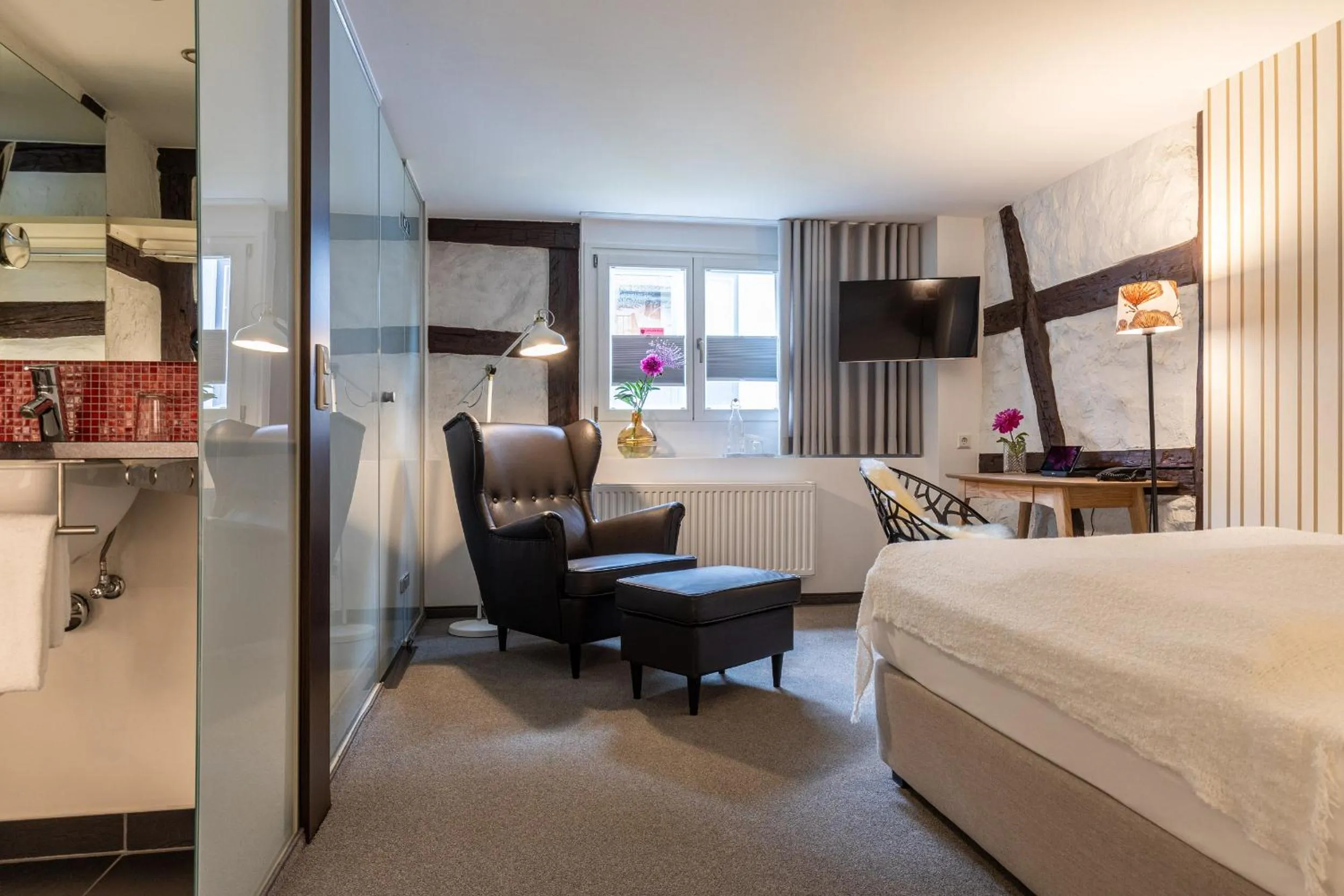 Photo of the whole room, Bed in Ganter Hotel & Restaurant Mohren