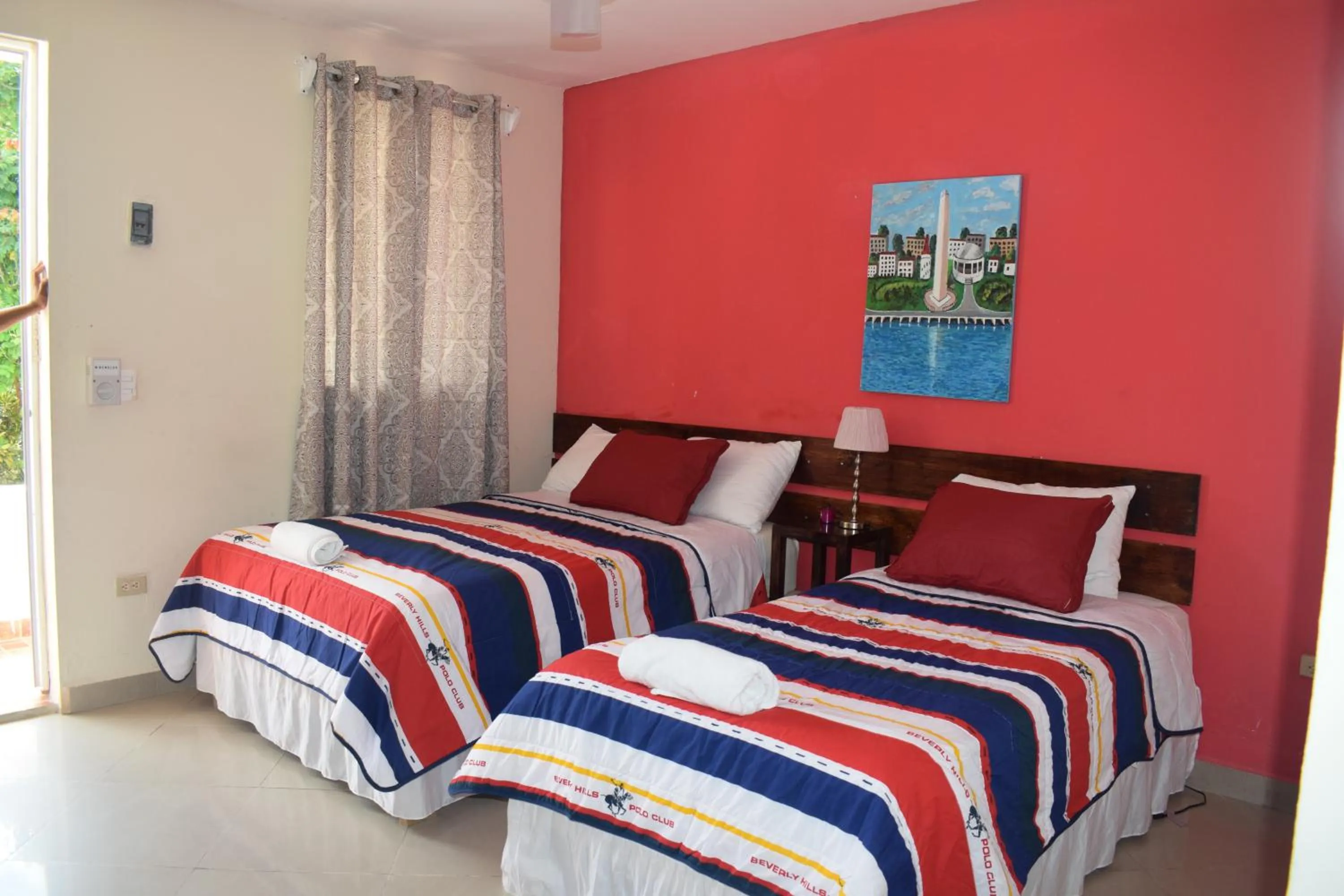 Bed in Mansion Giahn Bed & Breakfast