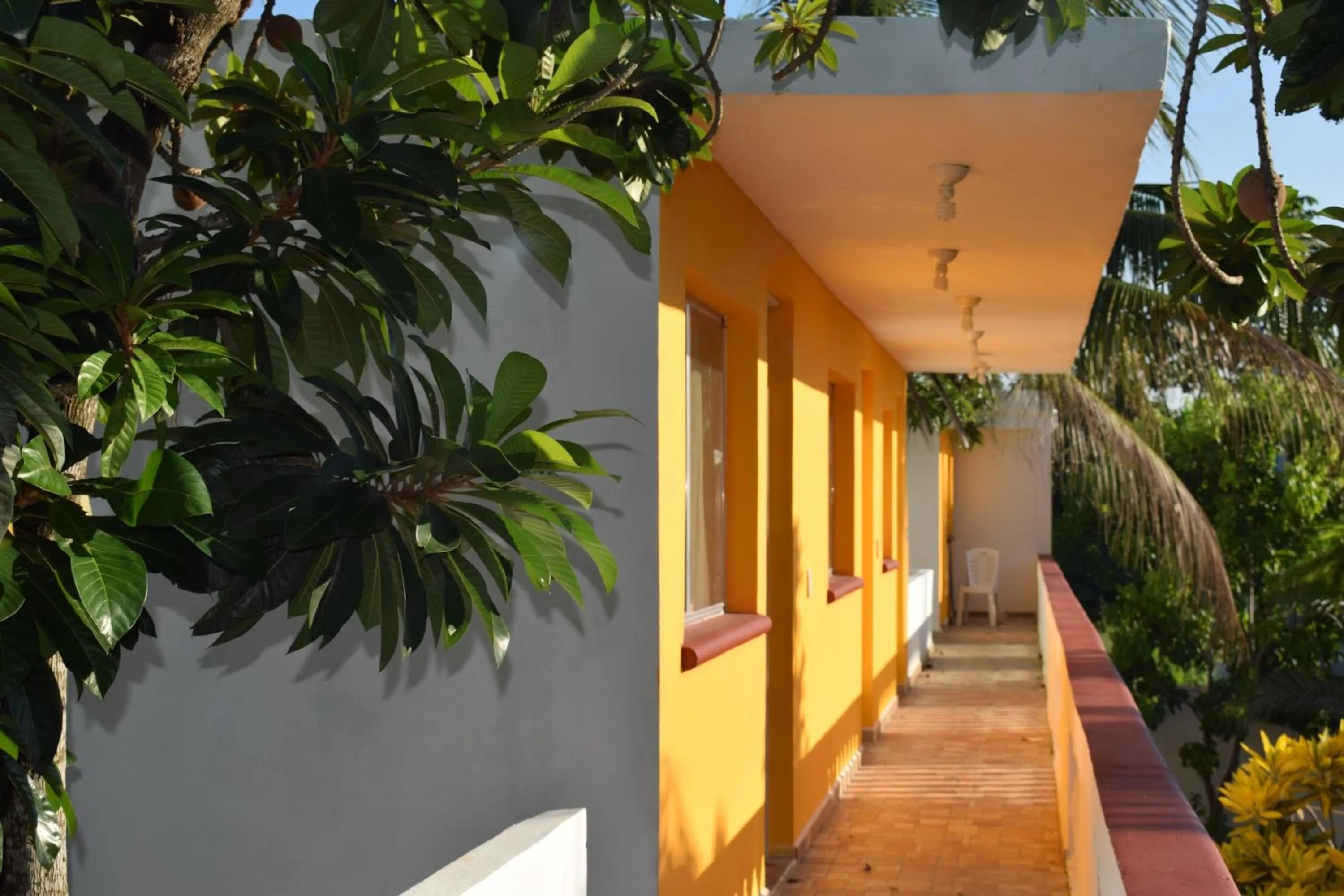 Patio in Mansion Giahn Bed & Breakfast