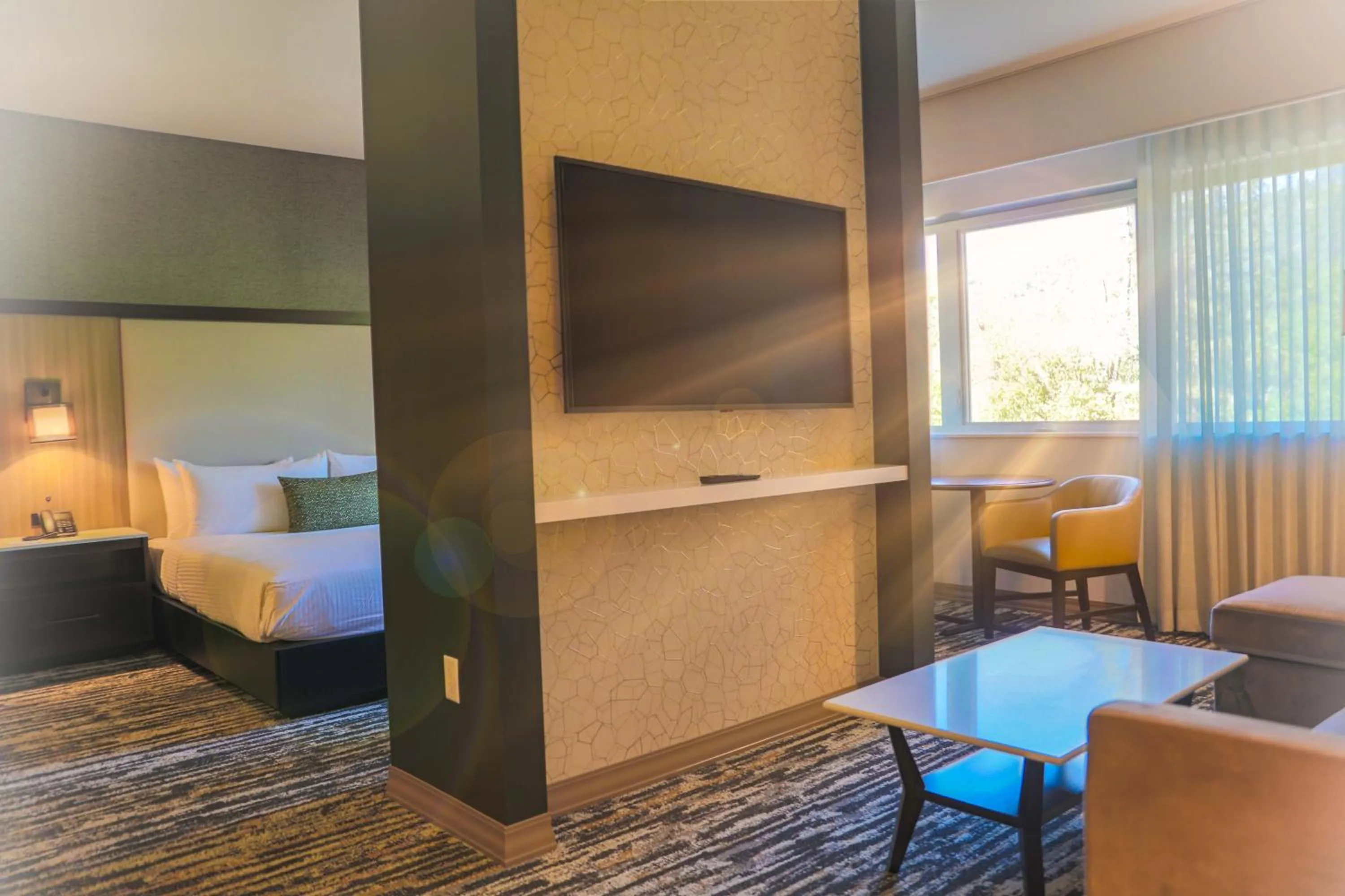 Bed in The Hotel at Black Oak Casino Resort