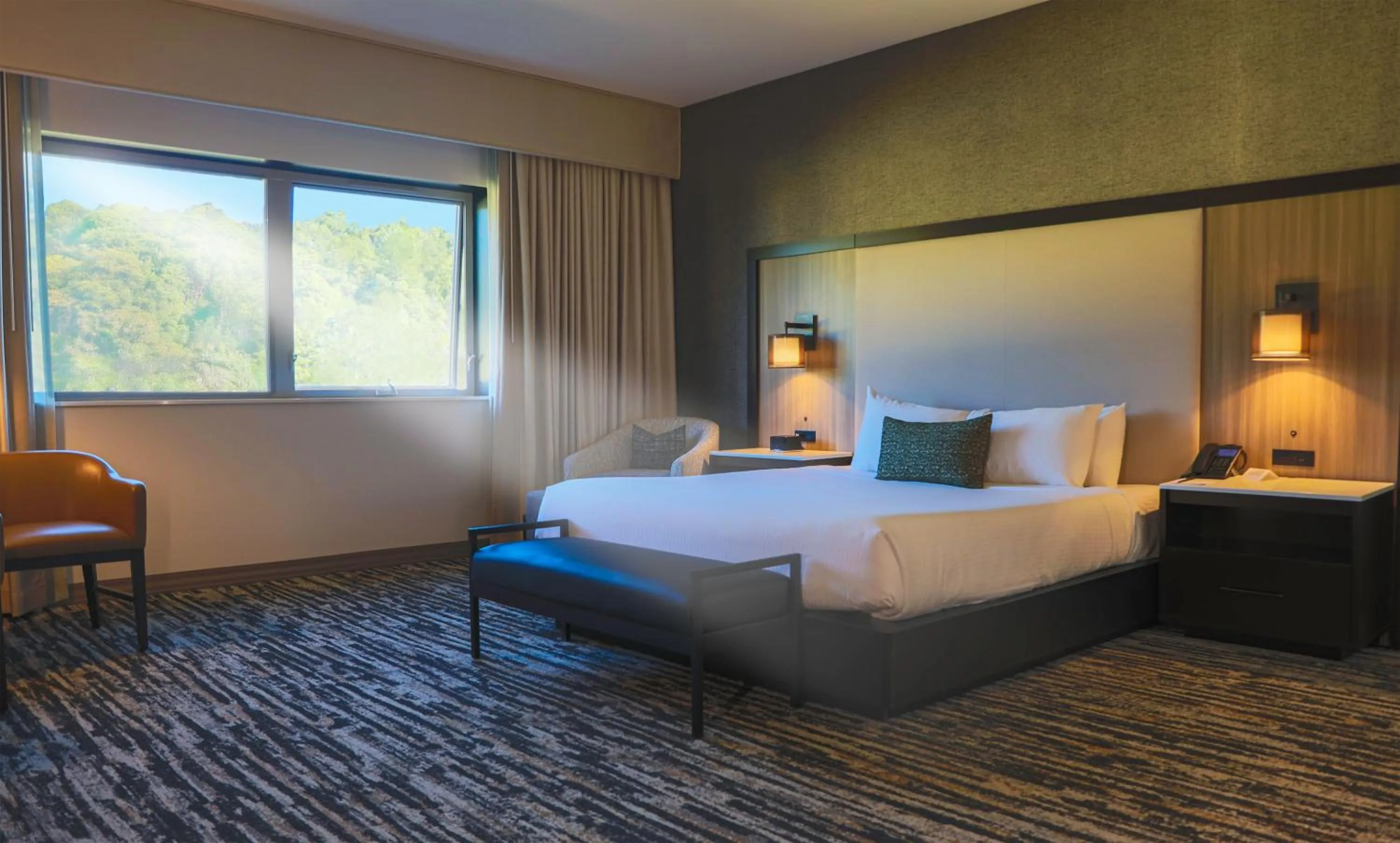 Bed in The Hotel at Black Oak Casino Resort