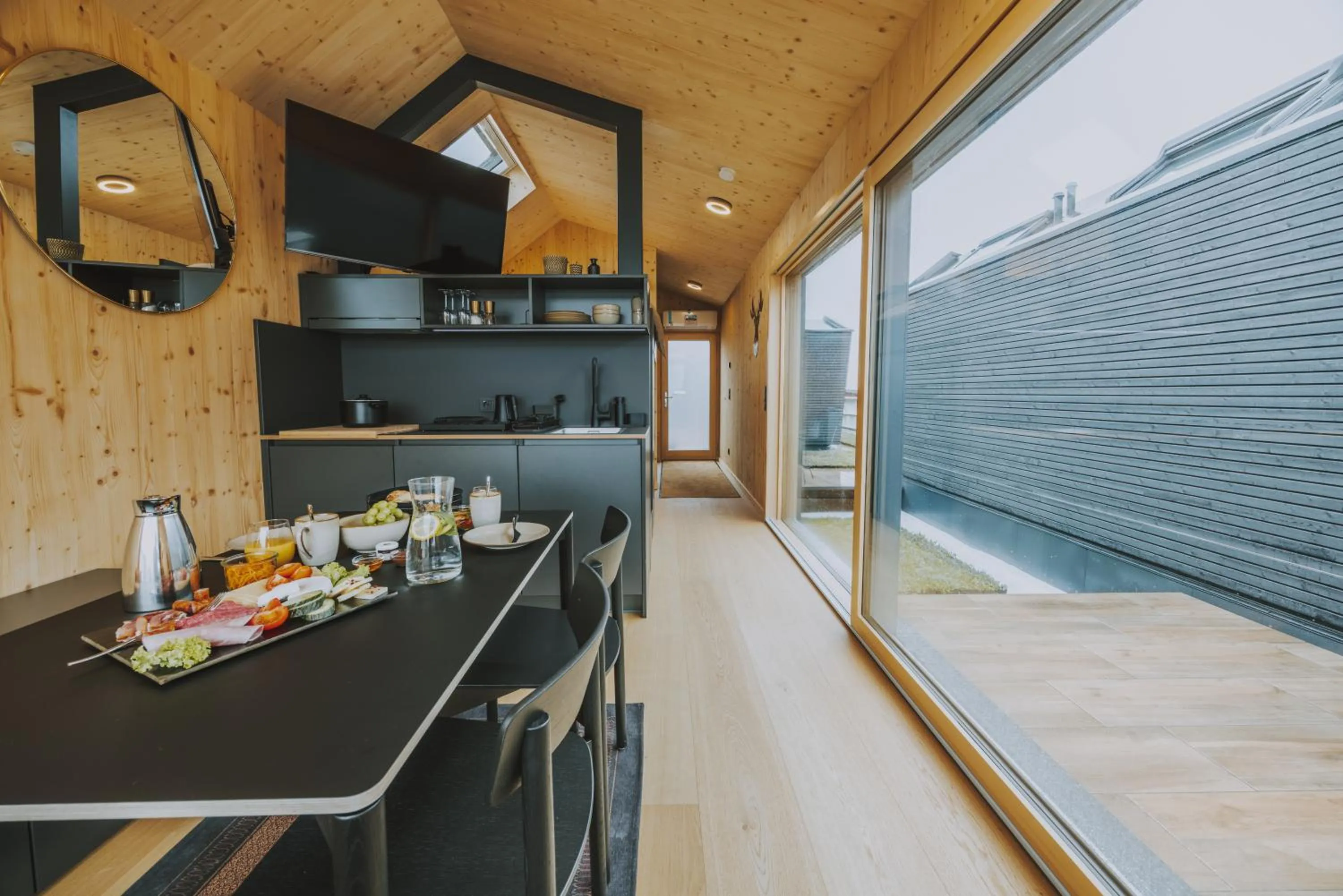 Balcony/Terrace in Nordhäuser Fürstenhof & TinySky-Resort