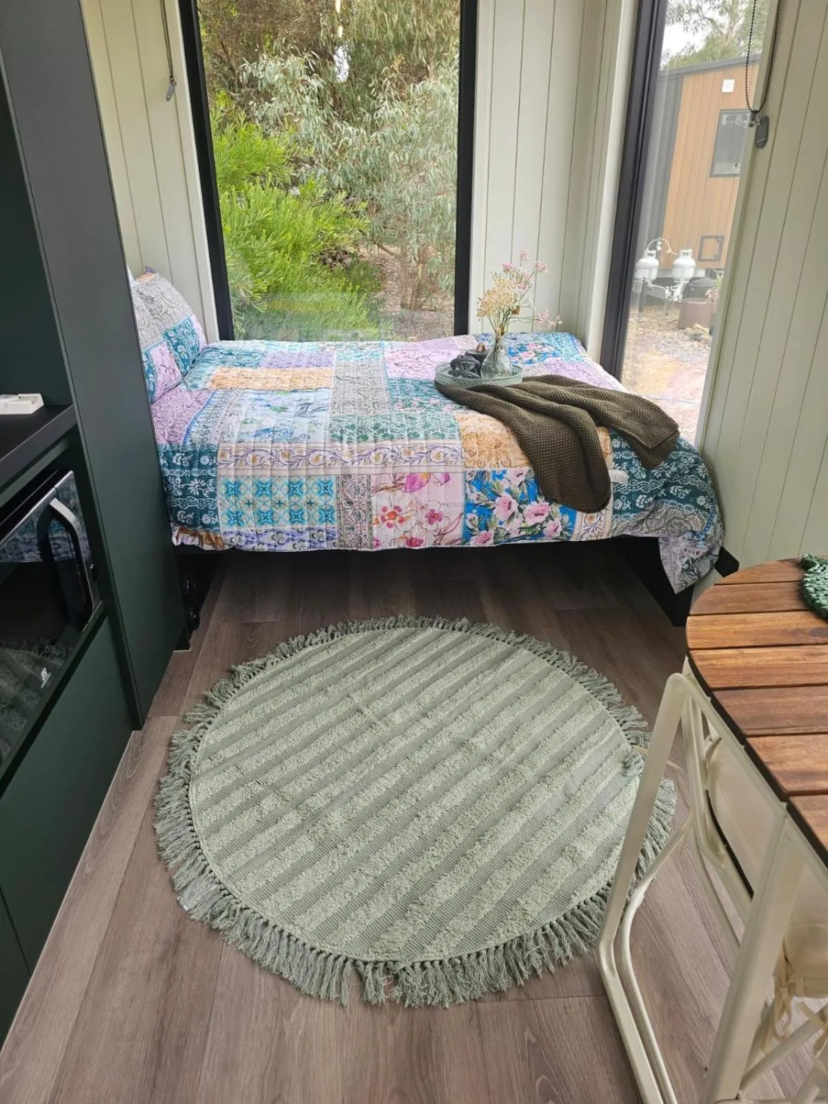 Bed in Halls Haven Holiday Units