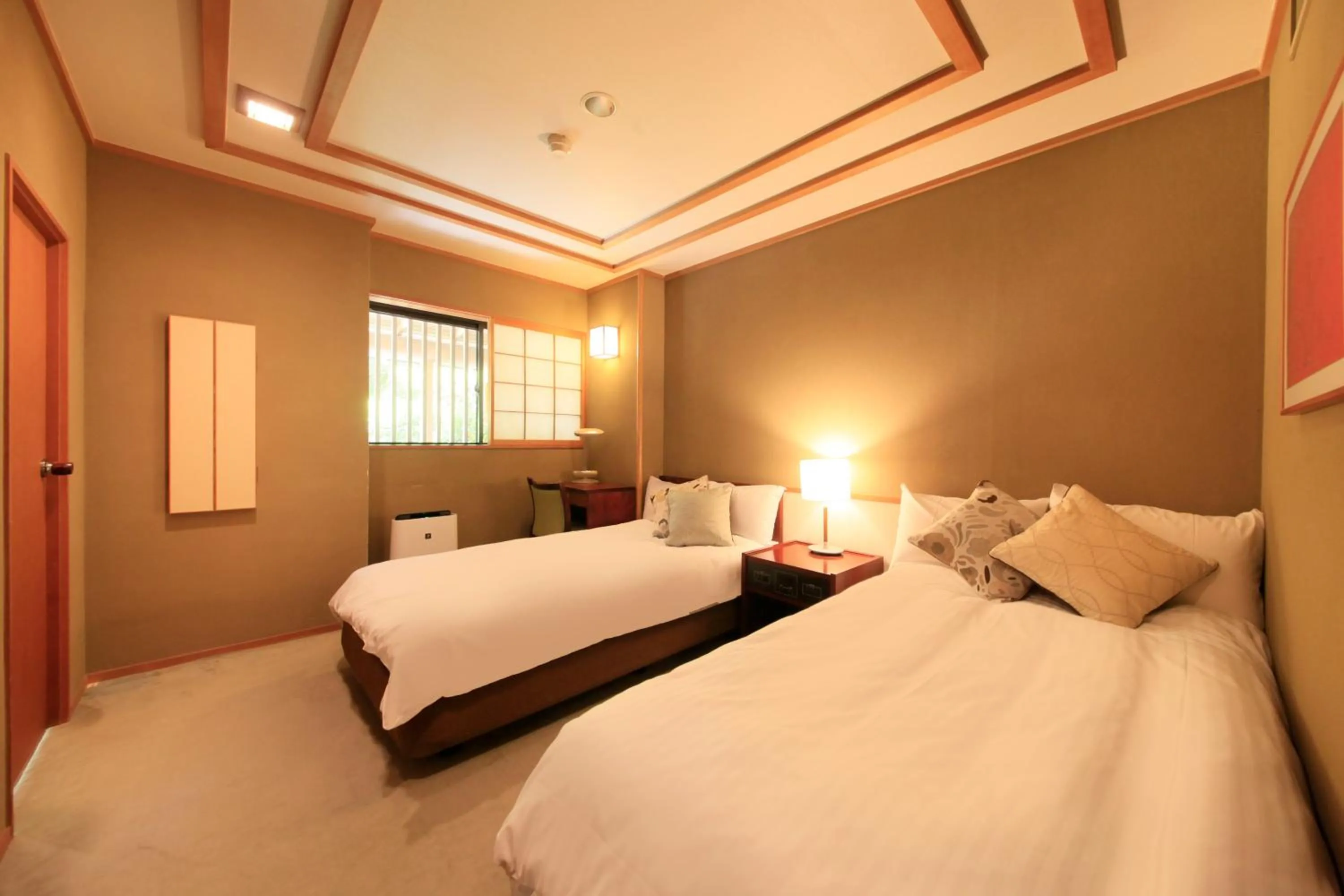 Bed in Shikitei Morioka TsunagiOnsen