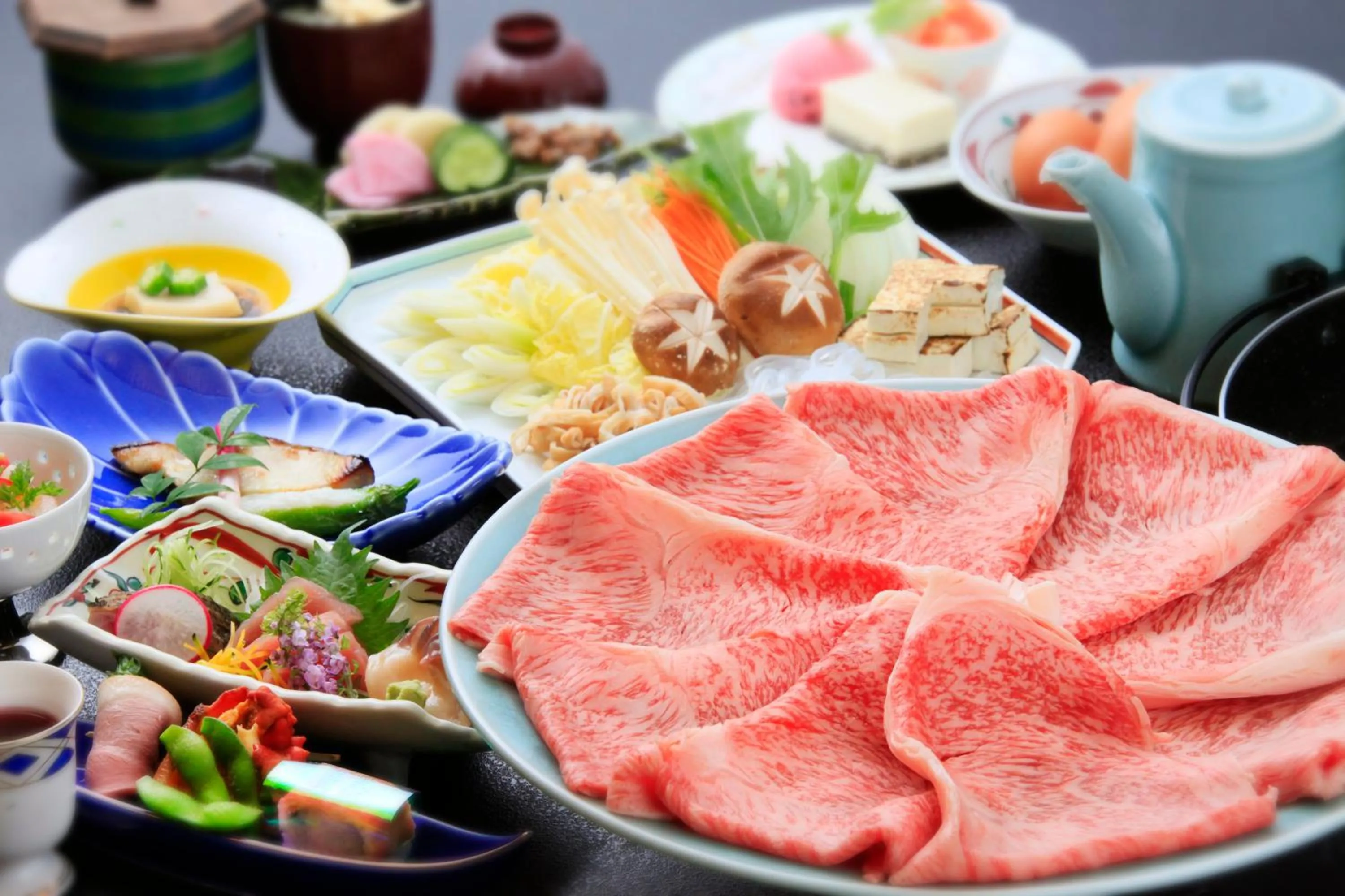 Dinner in Shikitei Morioka TsunagiOnsen