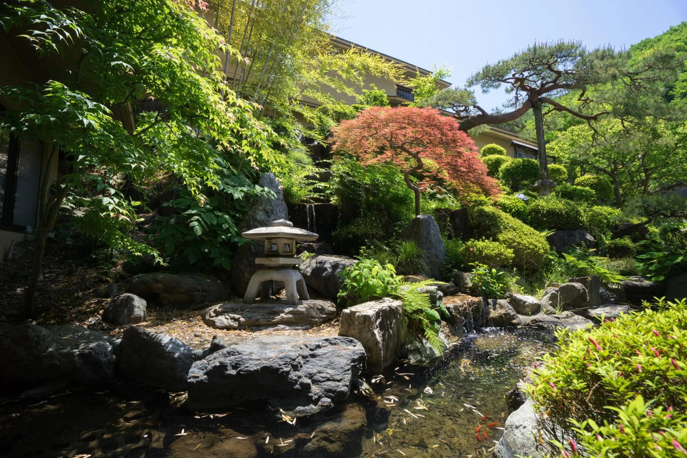 Garden view in Shikitei Morioka TsunagiOnsen