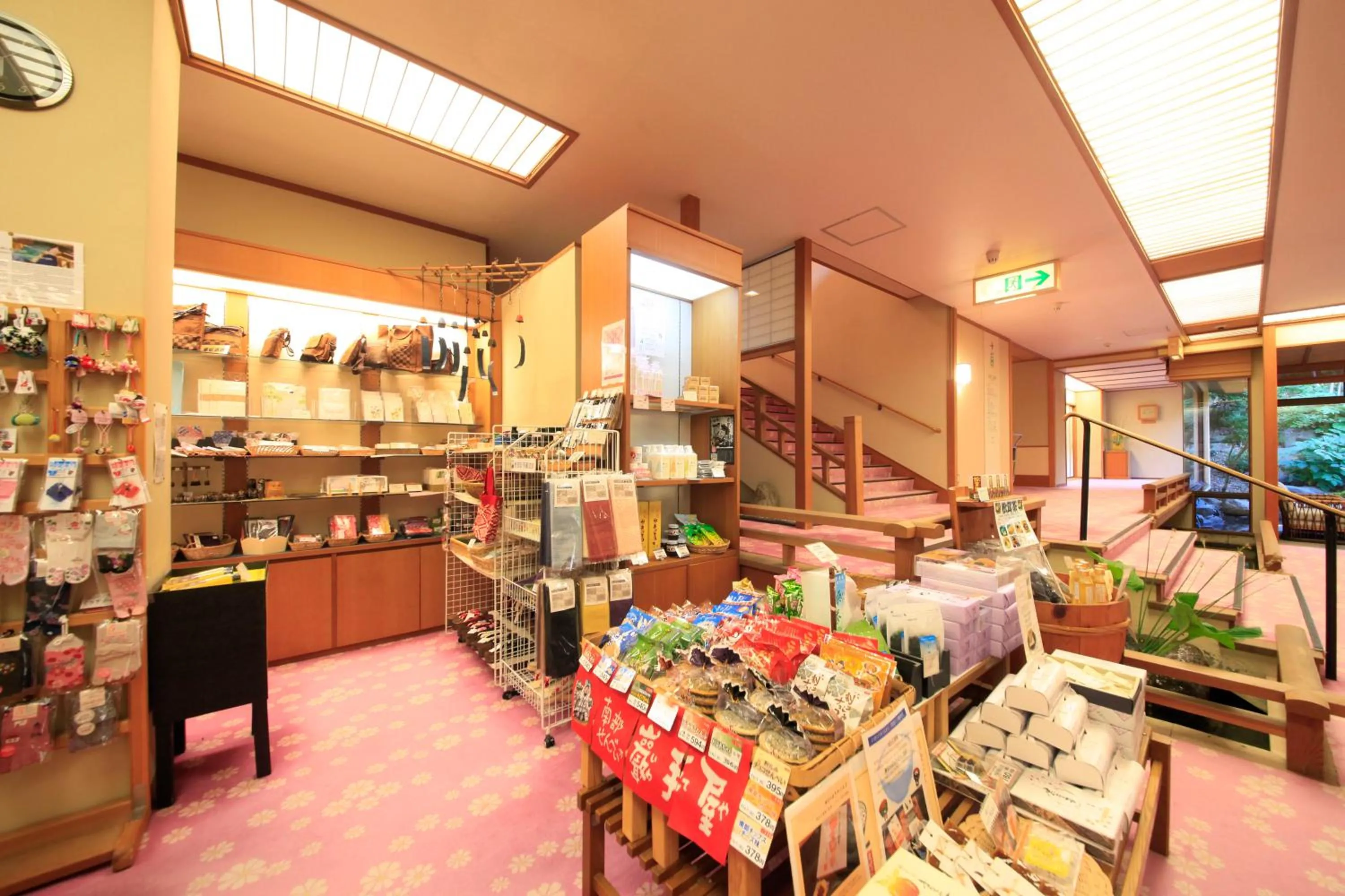 Shopping Area in Shikitei Morioka TsunagiOnsen