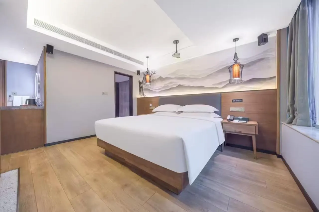 Bed in True Go S Hotel - Shenzhen Convention and Exhibition Center Union Square Branch