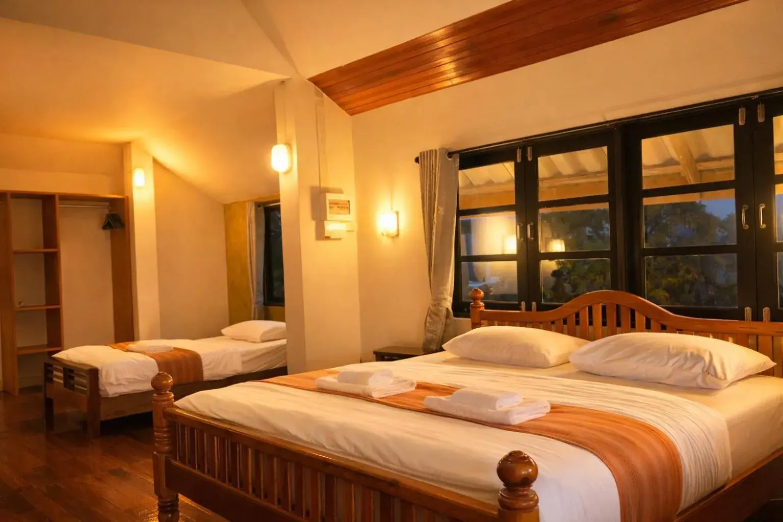 Bedroom, Bed in The Chevalley Beach Resort Bedroom, Bed in The Chevalley Beach Resort