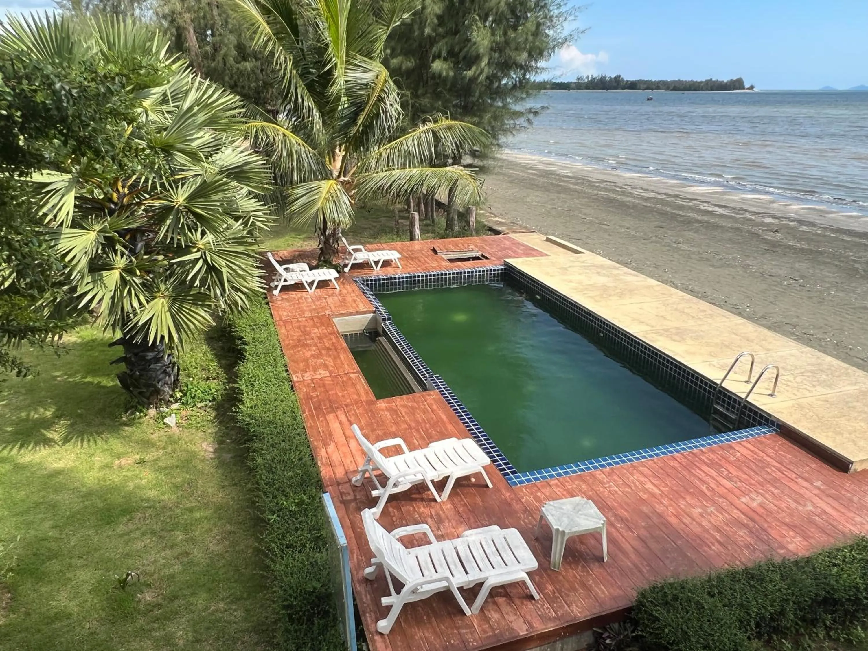 Pool view in The Chevalley Beach Resort
