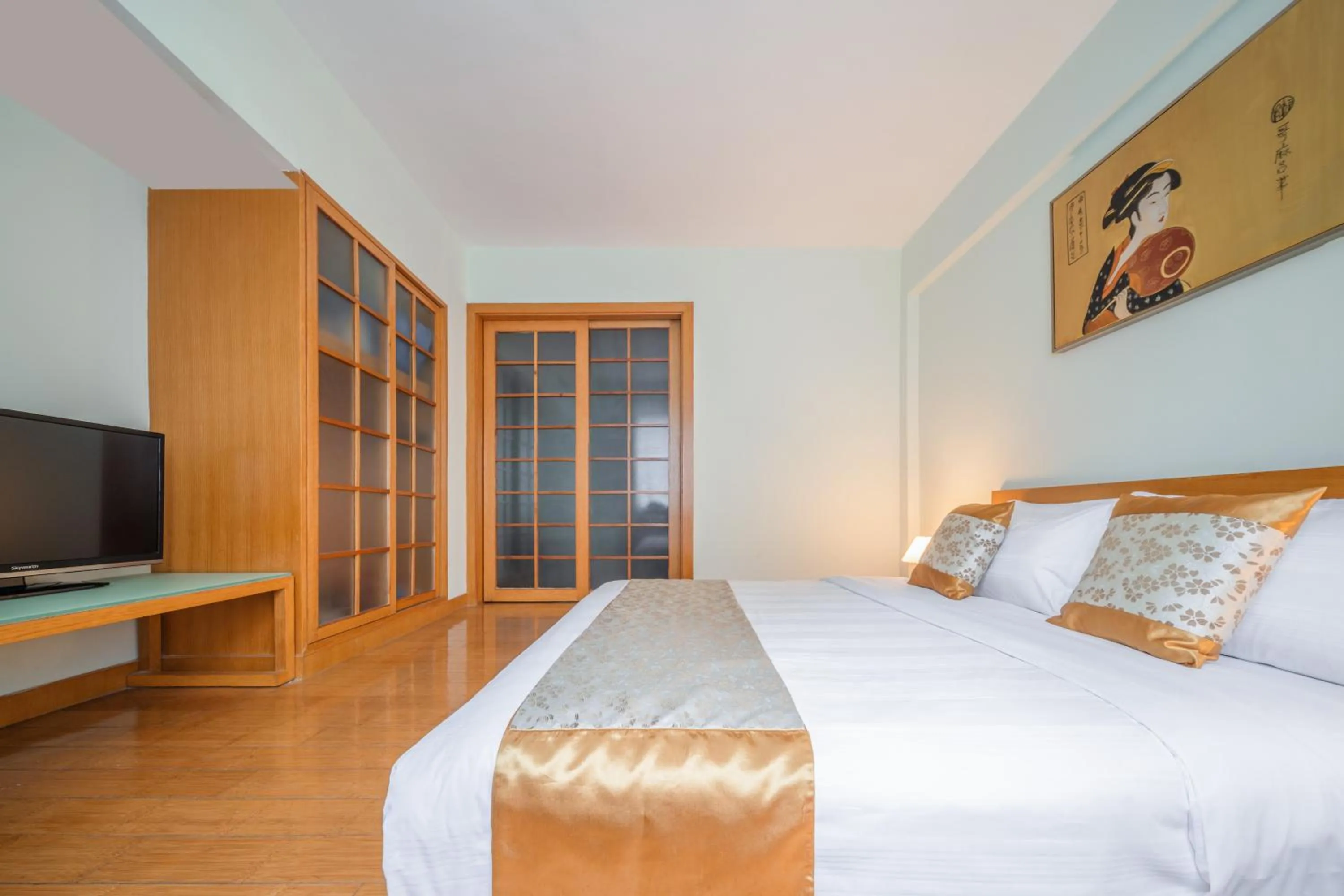 Bedroom, Bed in Shanshui Trends Hotel - Huaqiangbei