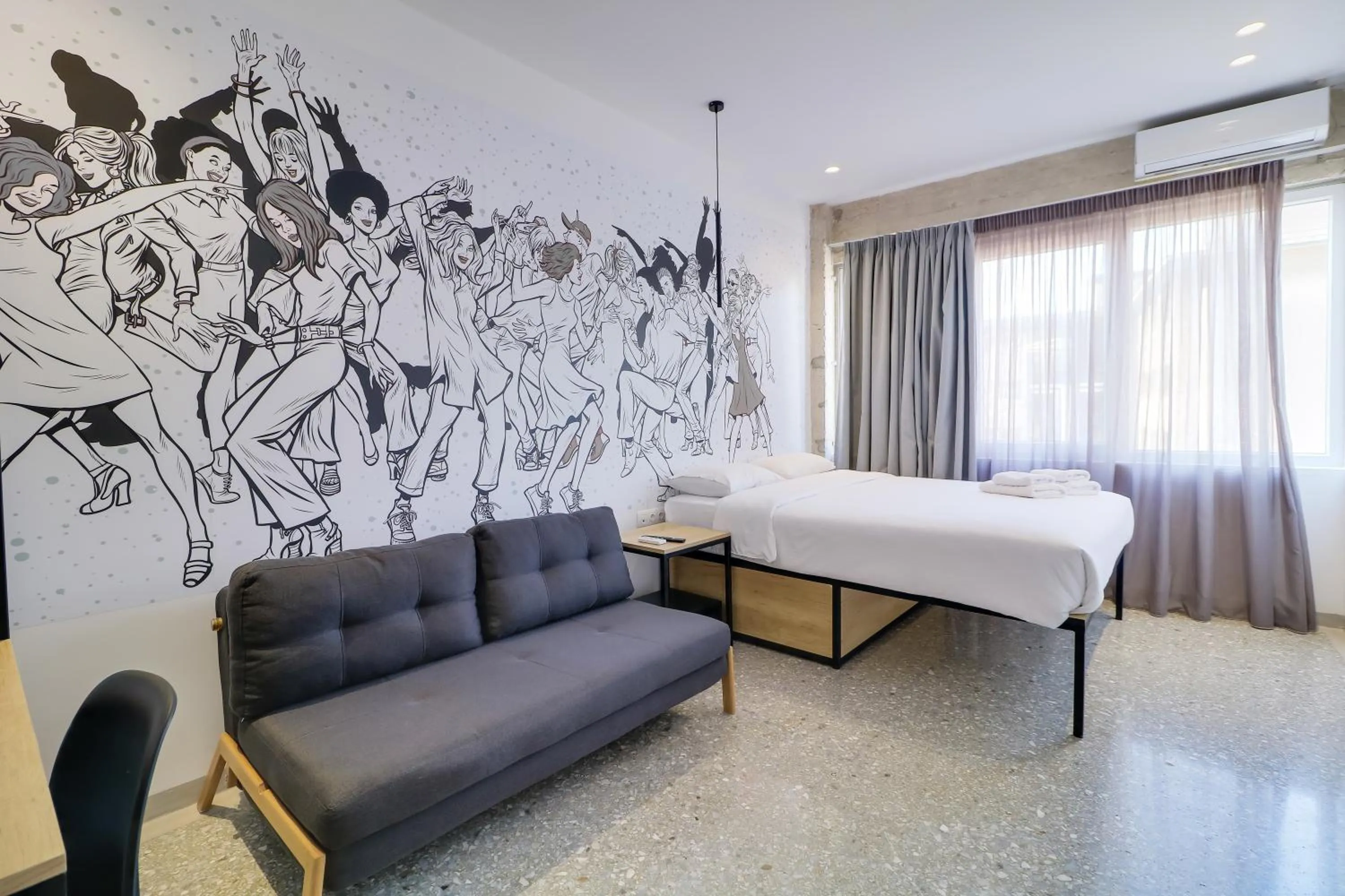 Bedroom, Bed in athensdot