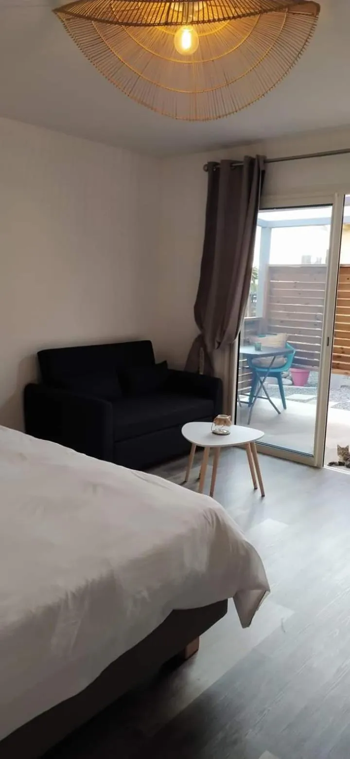 Bed in Chambre d'hôte La Kazanou