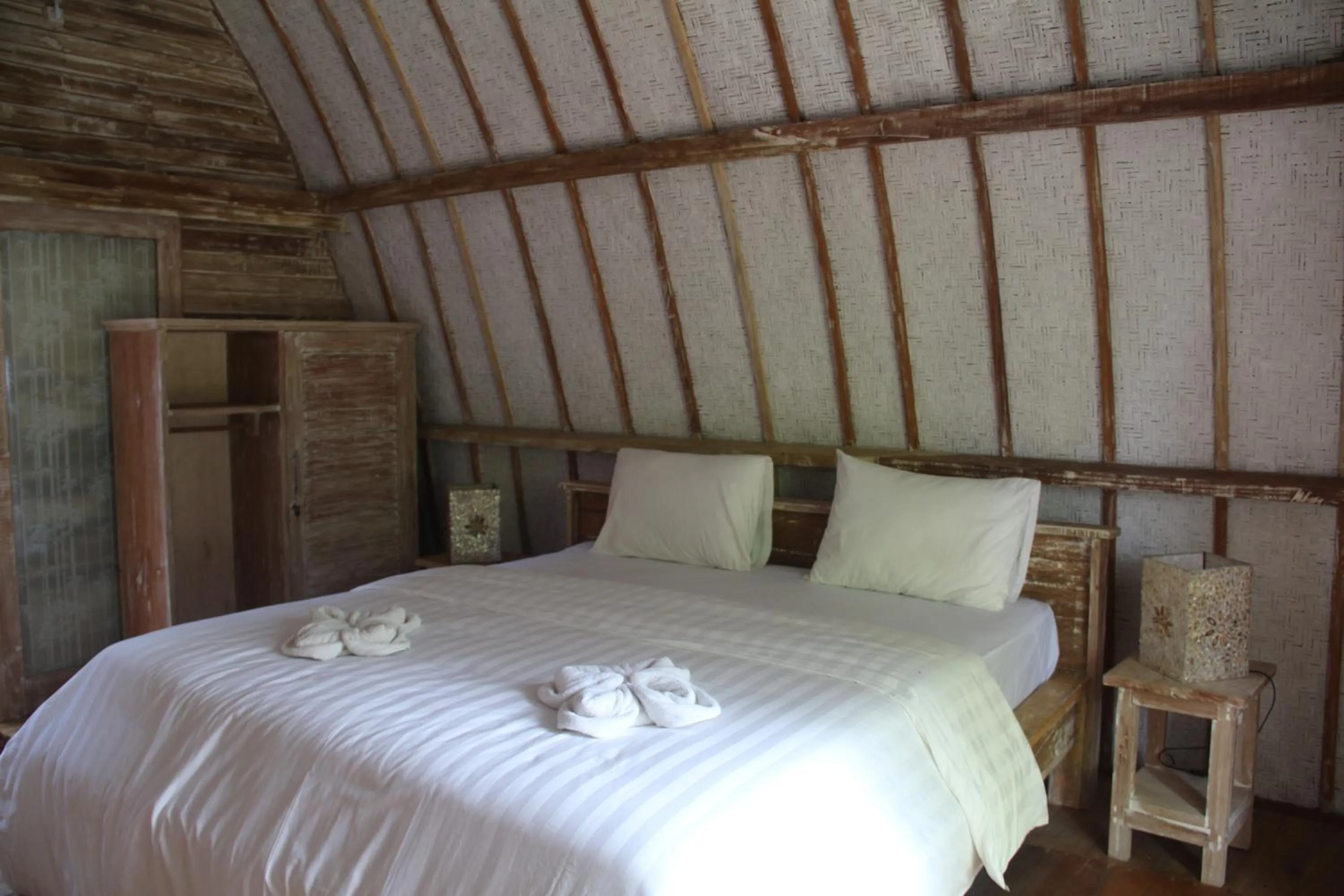 Bed in Star Bar and Bungalows