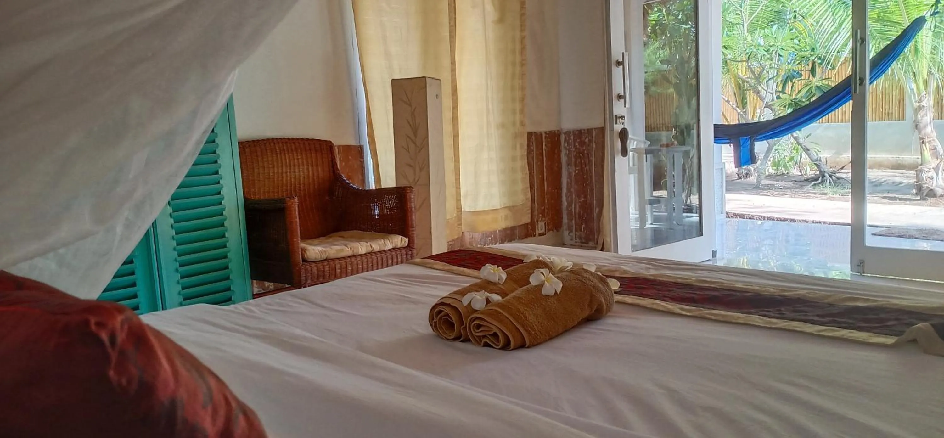 Bed in Star Bar and Bungalows
