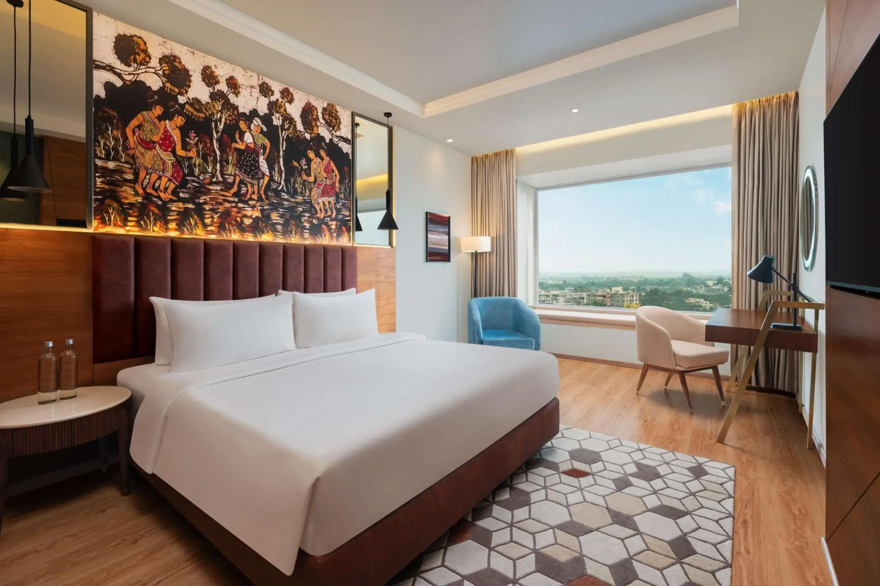 Bed in Radisson Blu Hotel Ranchi Bed in Radisson Blu Hotel Ranchi