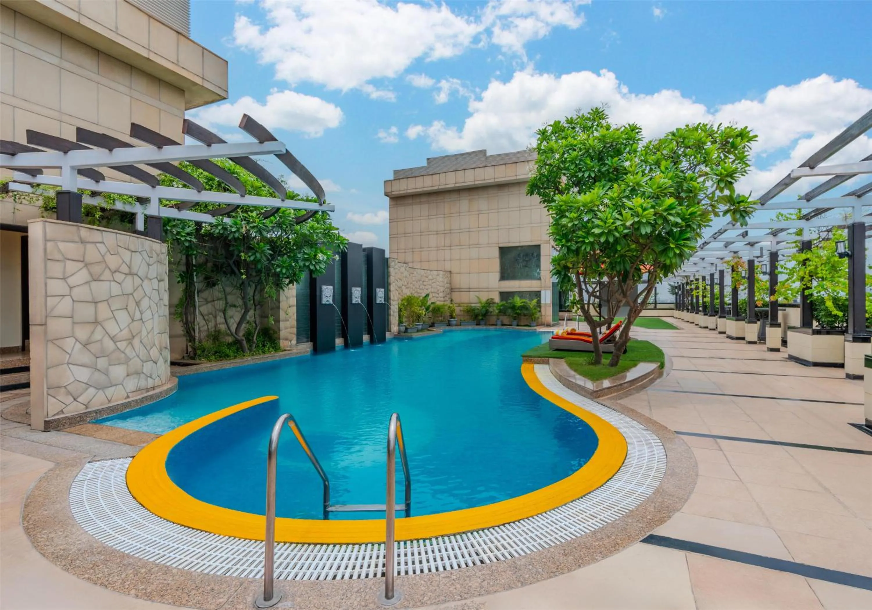 Pool view in Park Plaza Gurgaon