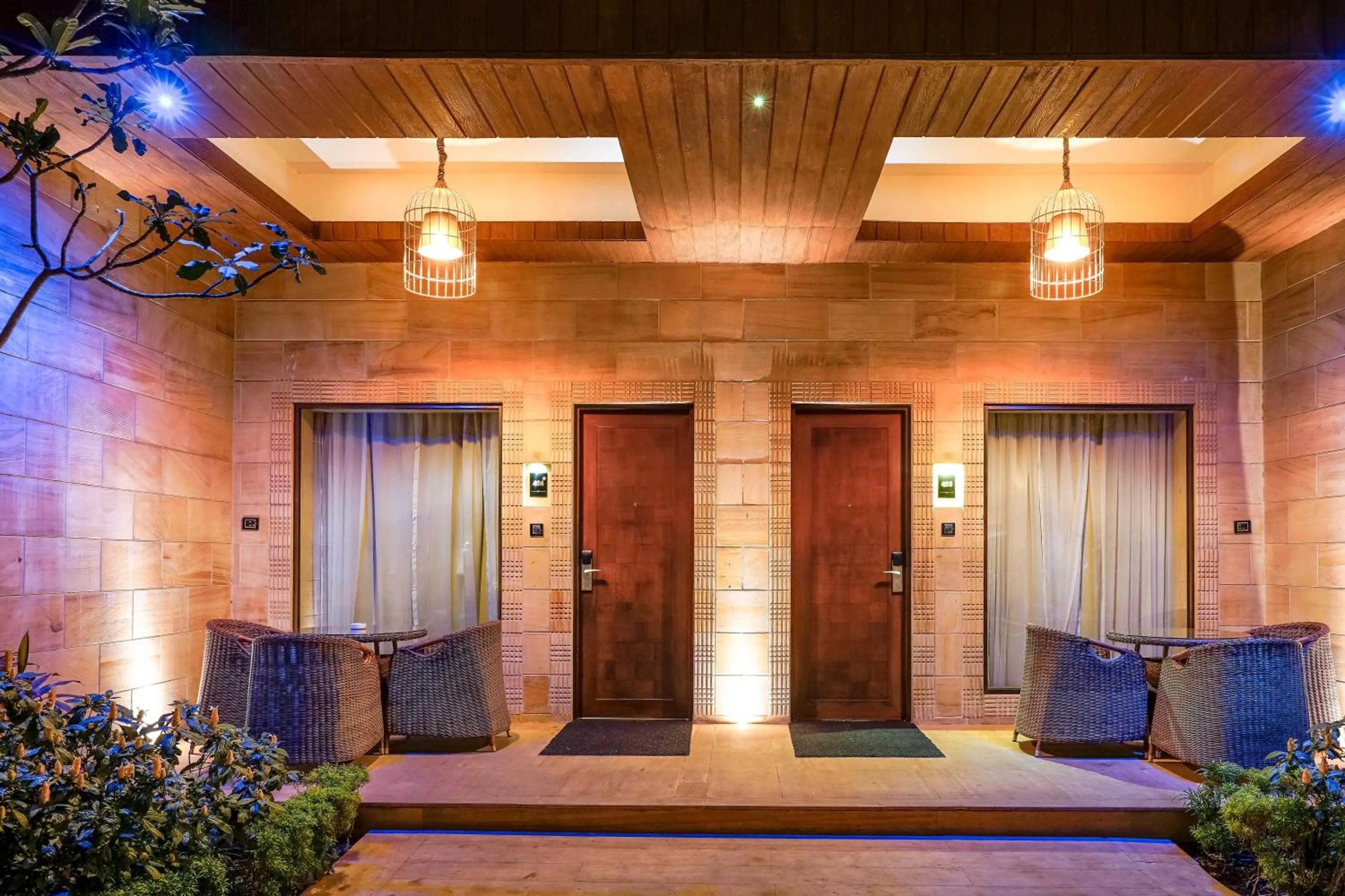 Facade/entrance in Della Resorts