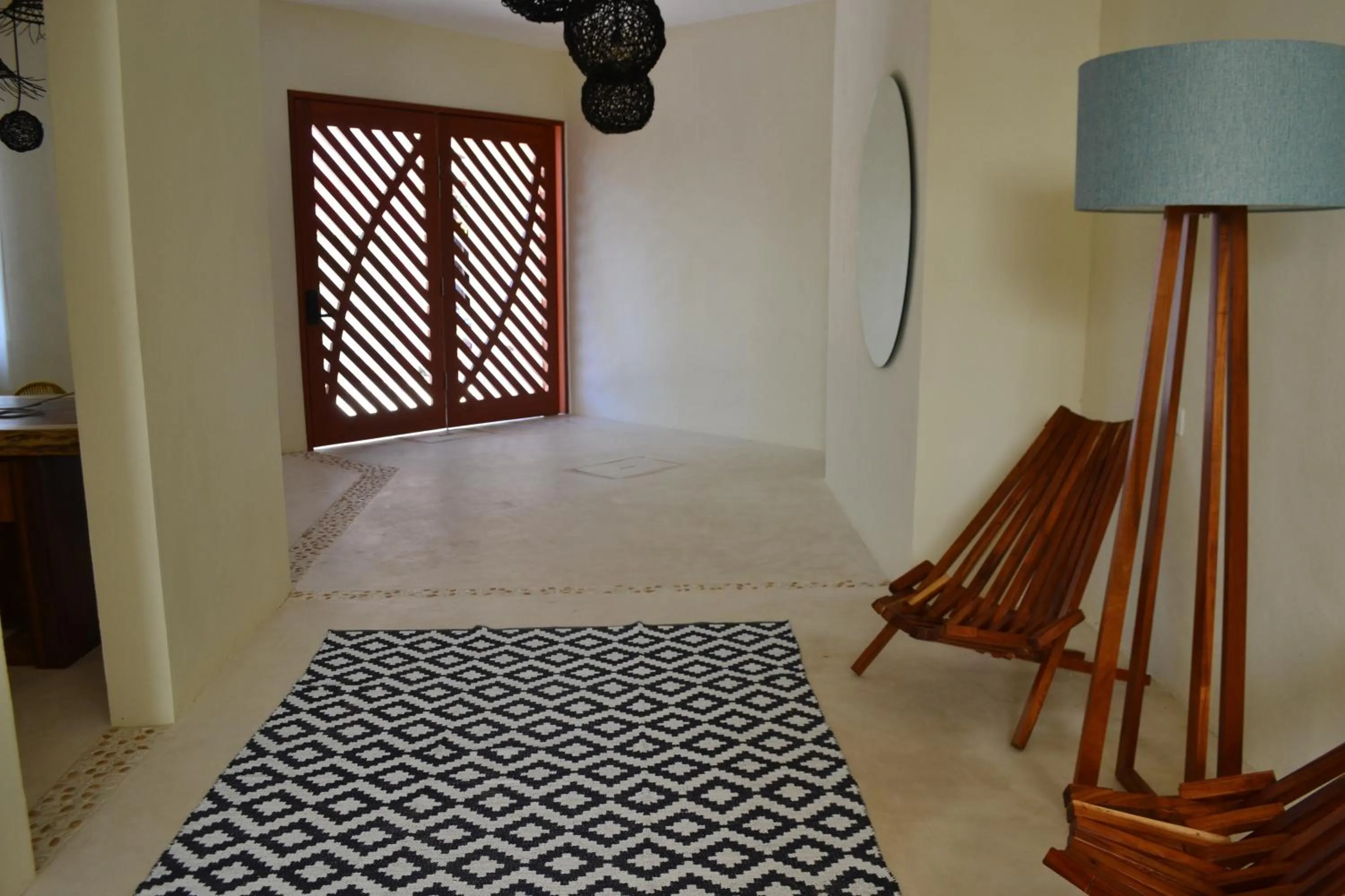 Seating area, Bed in AURORA