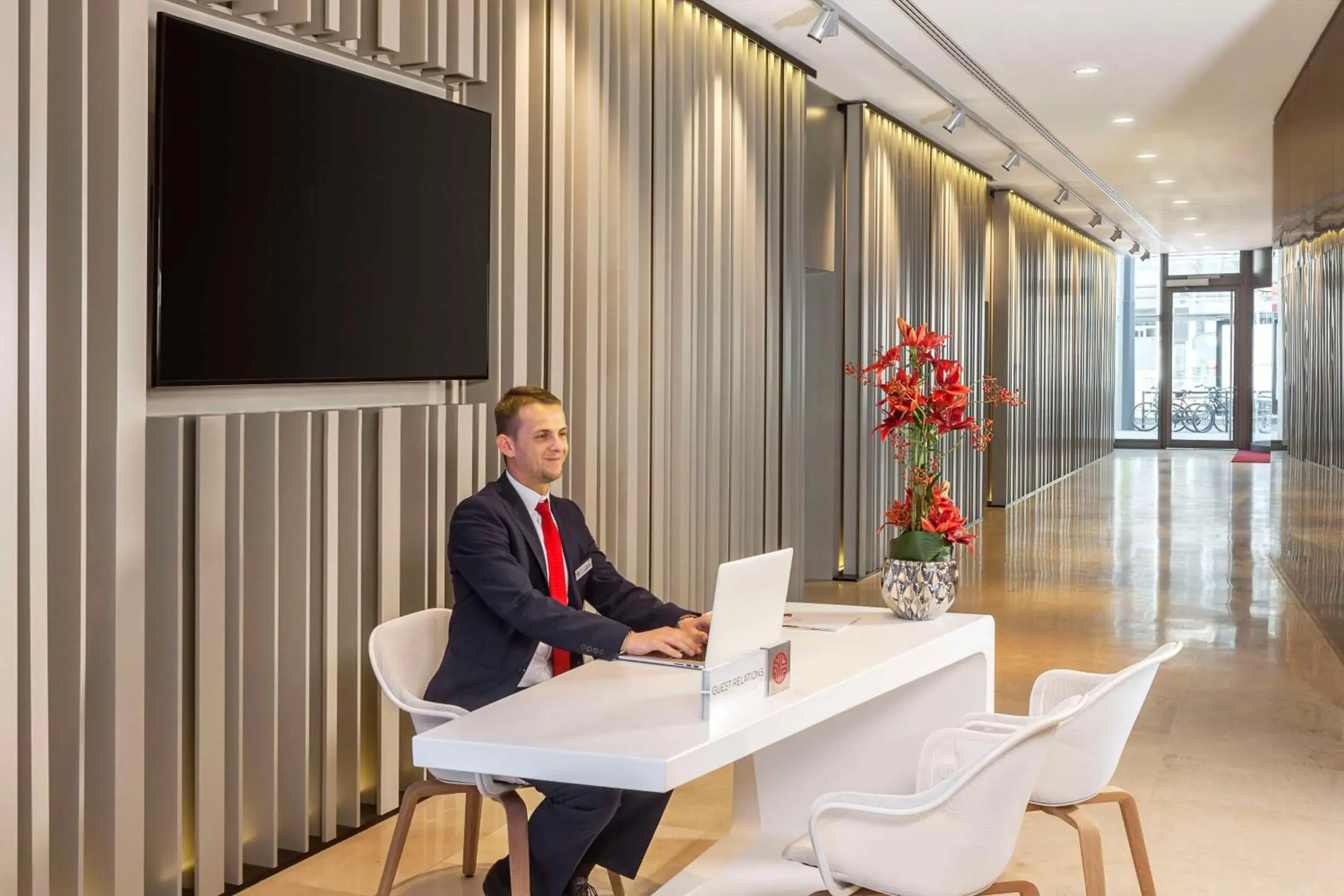 Lobby or reception in NH Collection Berlin Mitte Friedrichstrasse Lobby or reception in NH Collection Berlin Mitte Friedrichstrasse