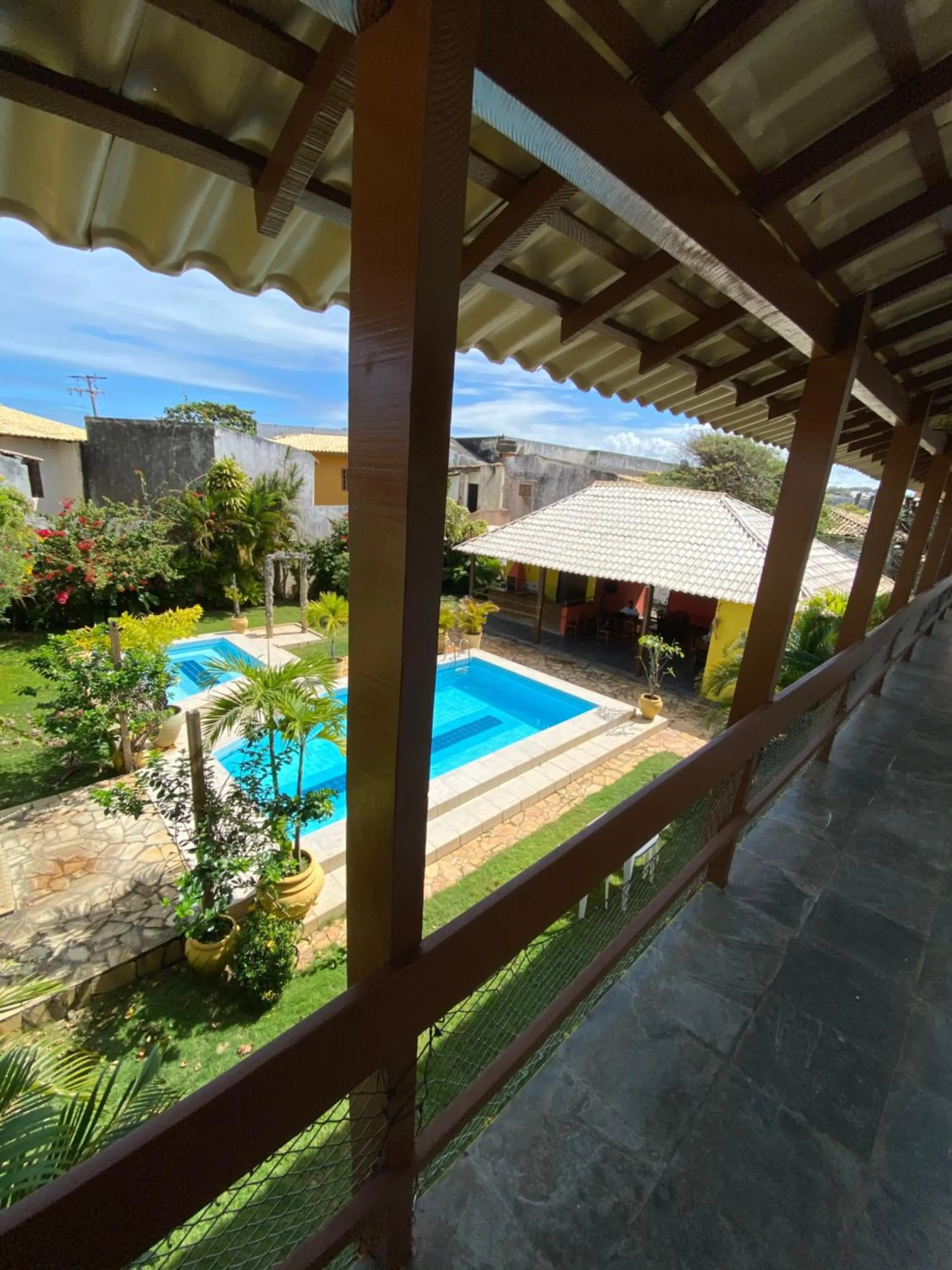 Pool view in EcoVila-Zen Bougainville - Hotel Pousada