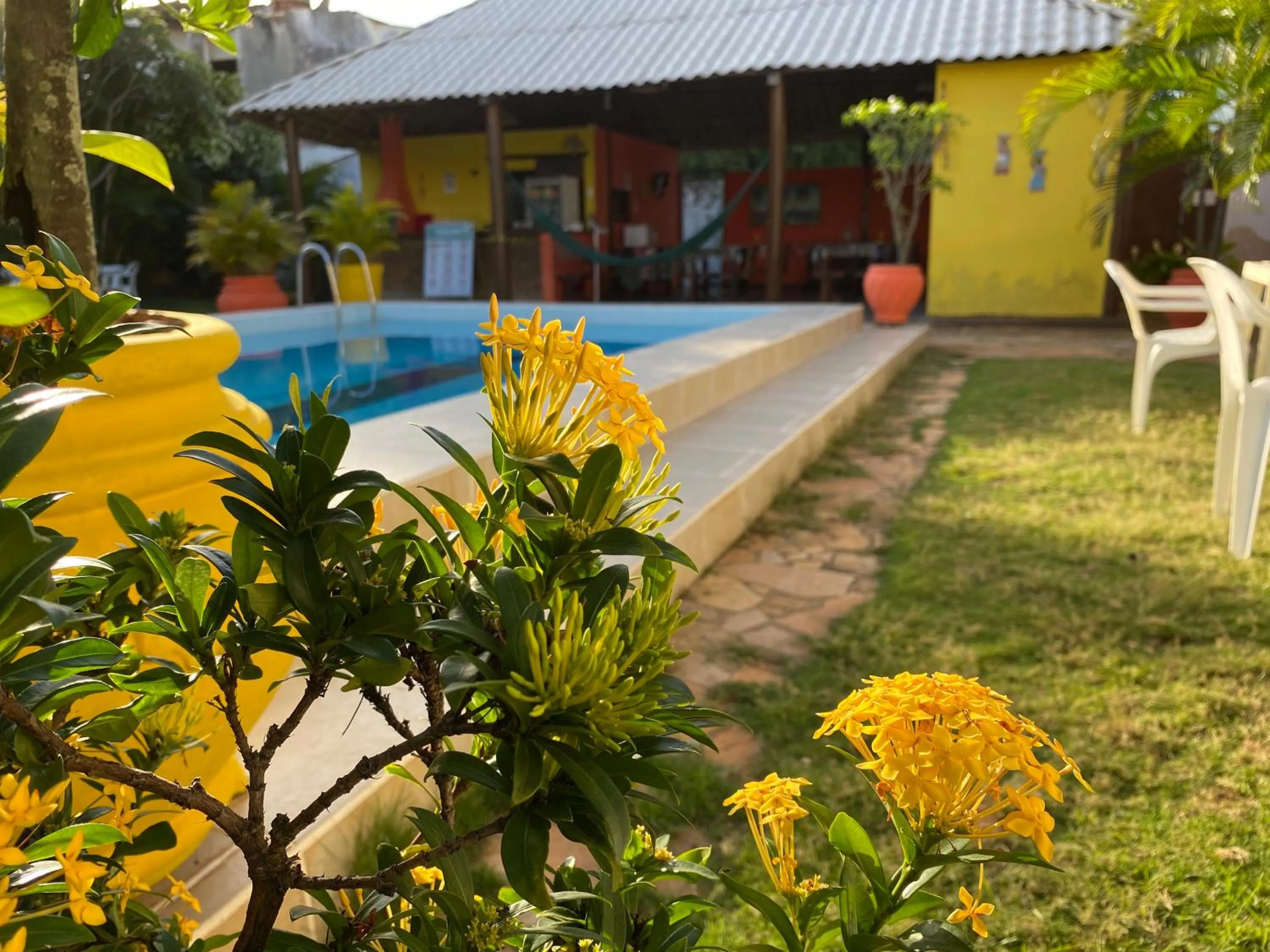 Garden in EcoVila-Zen Bougainville - Hotel Pousada