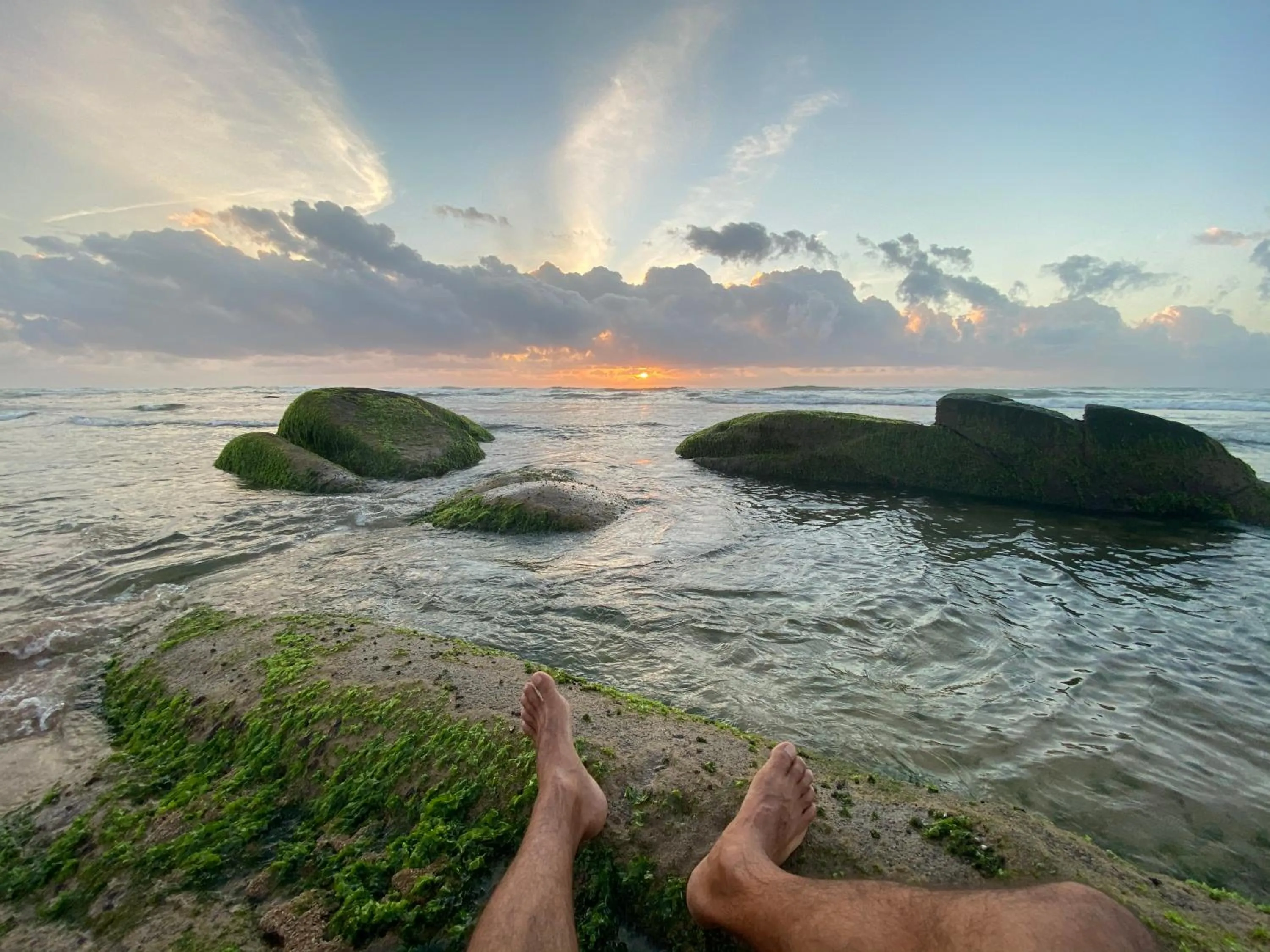 Sunset in EcoVila-Zen Bougainville - Hotel Pousada