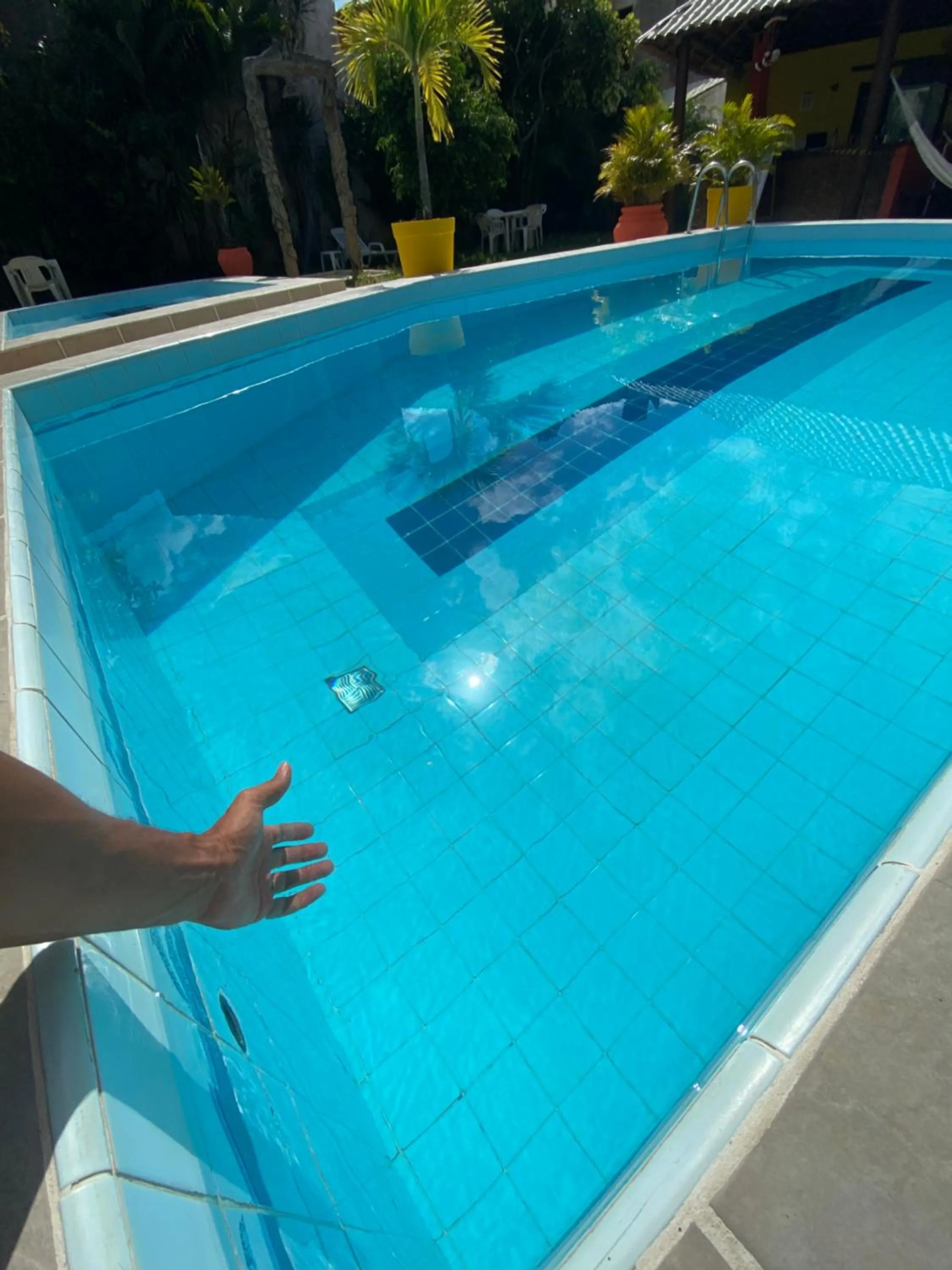 Pool view in EcoVila-Zen Bougainville - Hotel Pousada