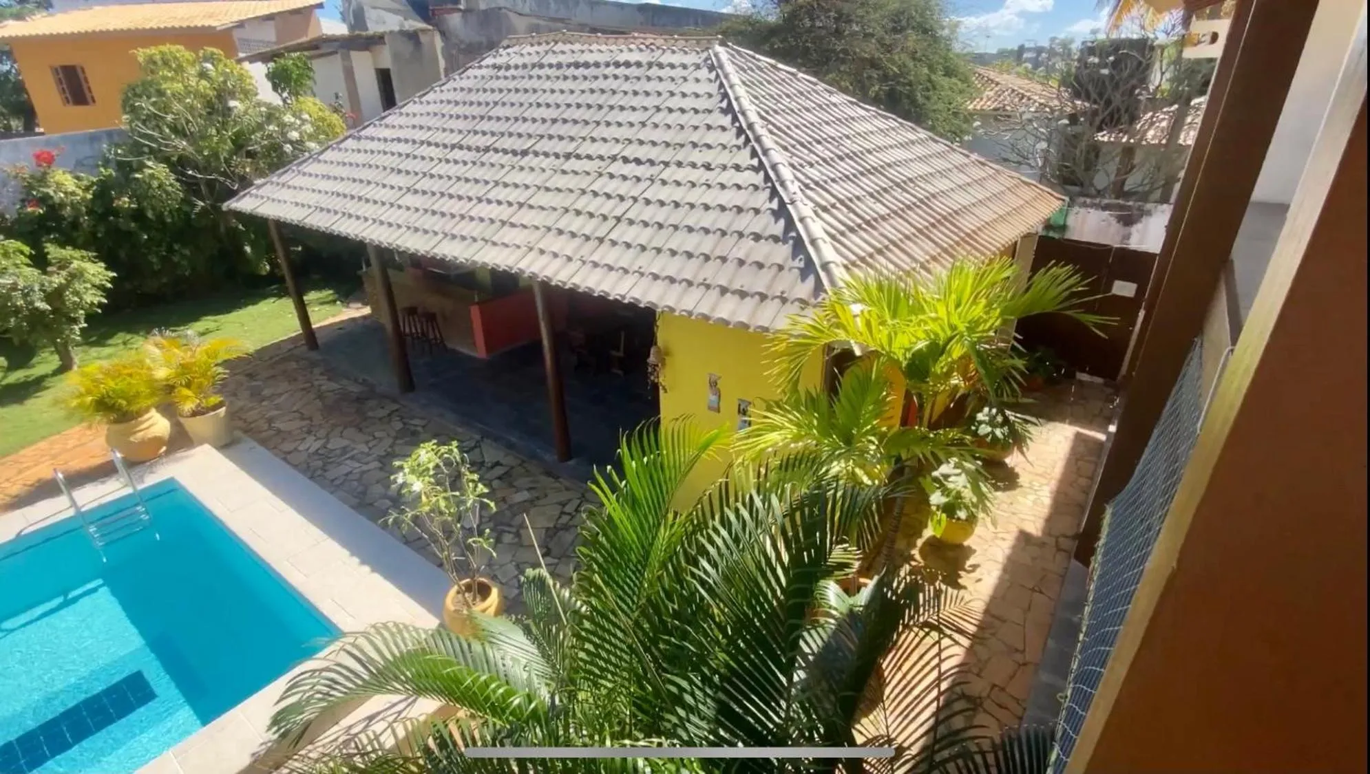Pool view in EcoVila-Zen Bougainville - Hotel Pousada