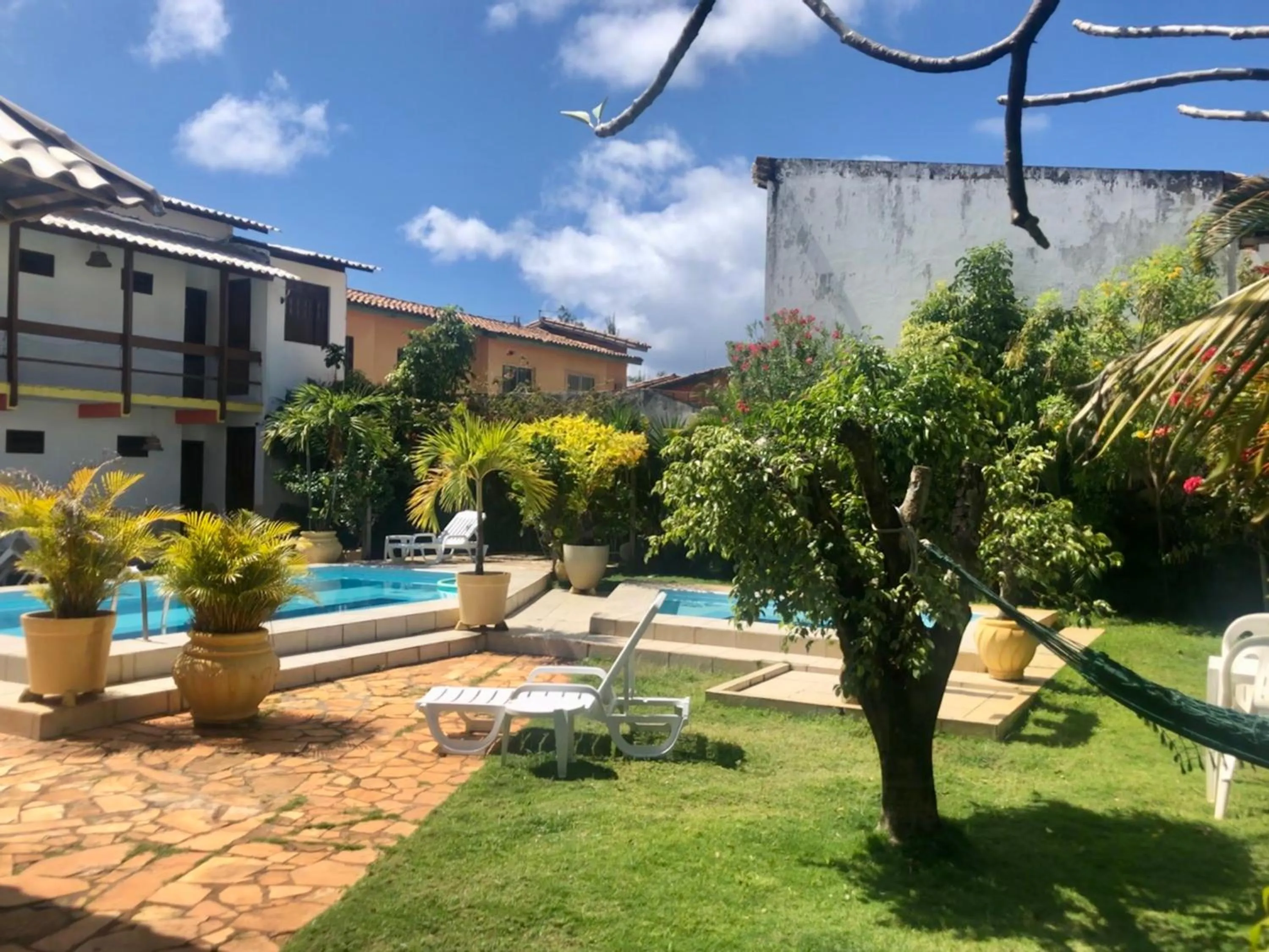 Pool view in EcoVila-Zen Bougainville - Hotel Pousada