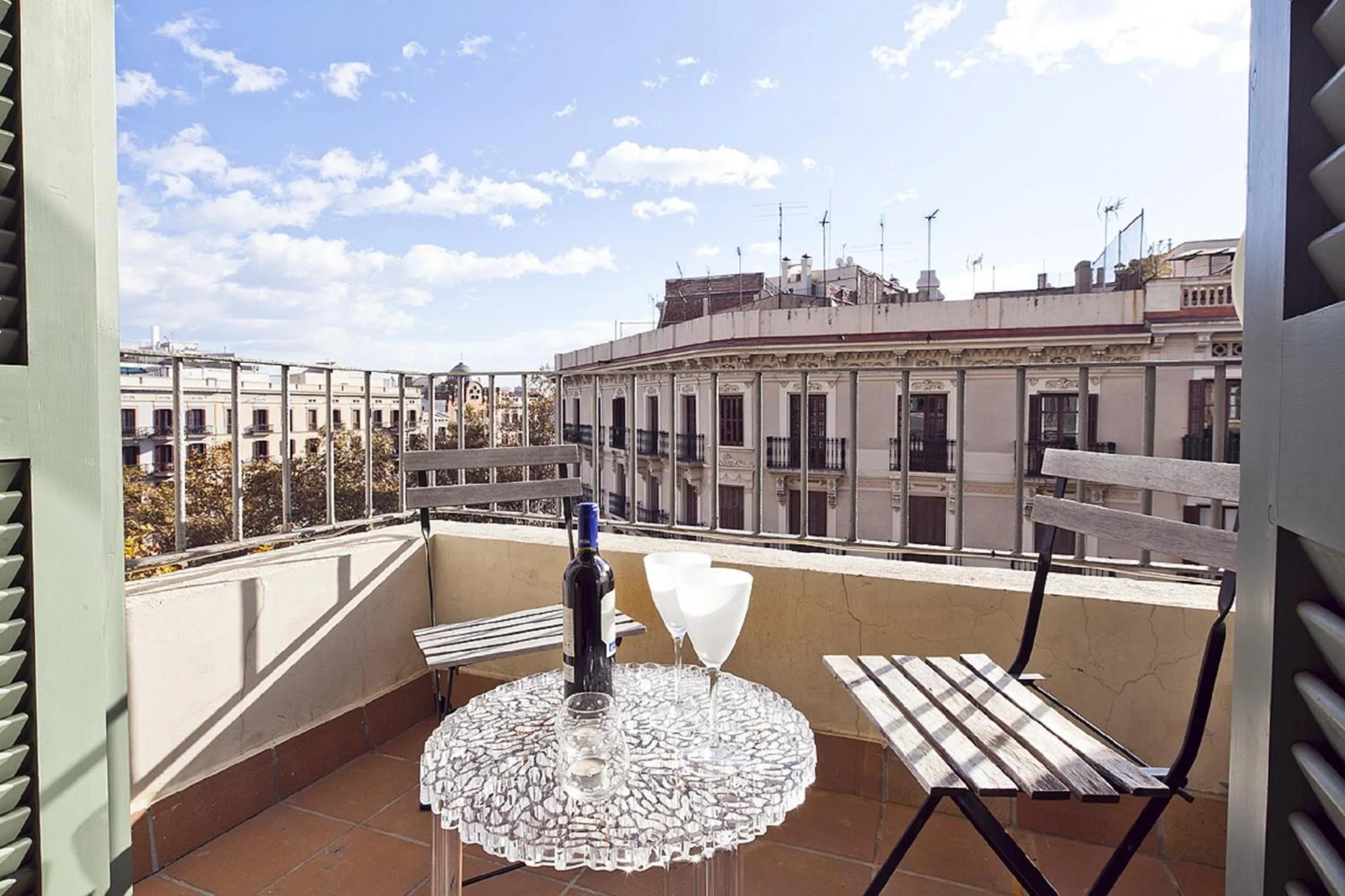 Balcony/Terrace in You Stylish El Born Apartments