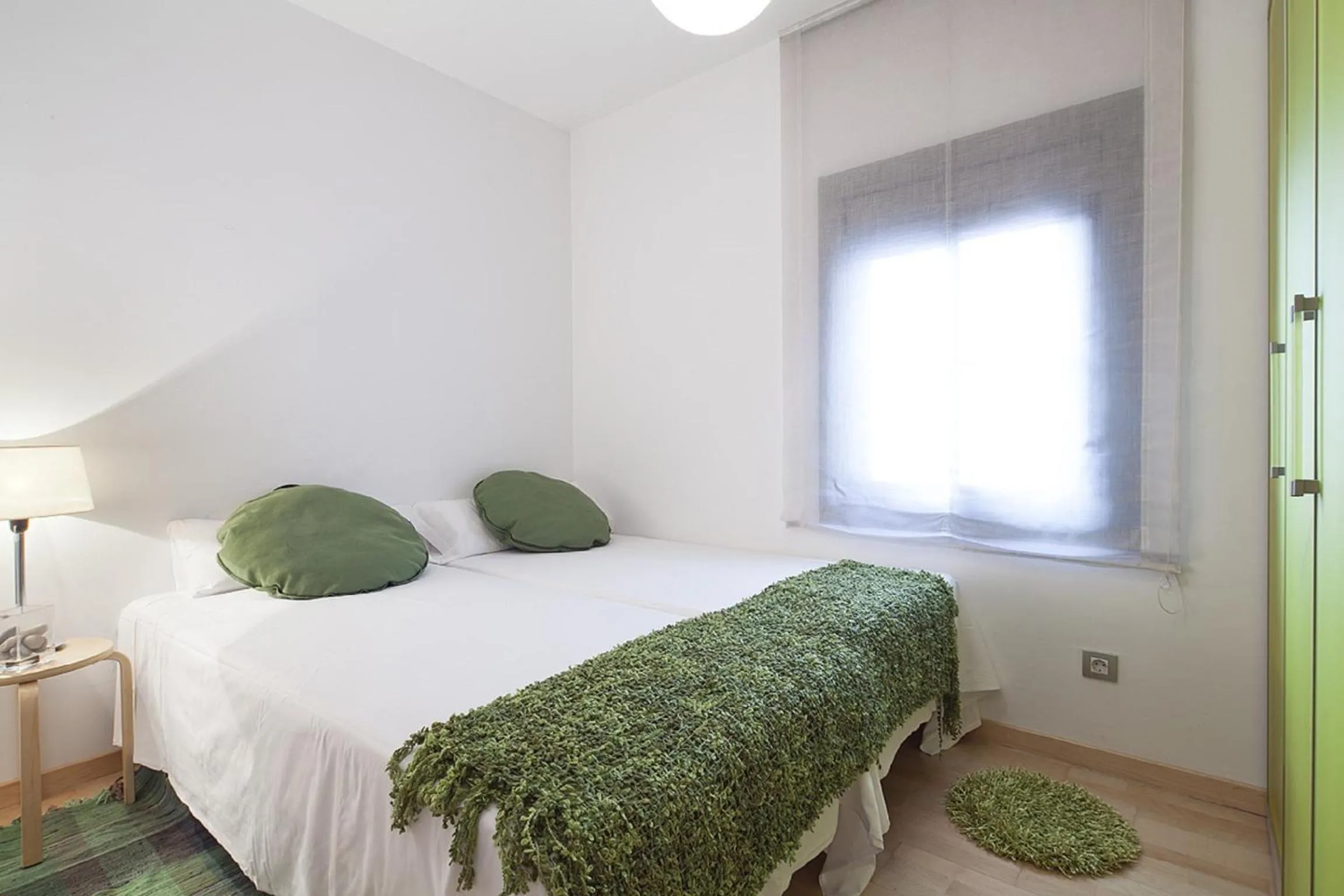 Bedroom, Bed in You Stylish El Born Apartments