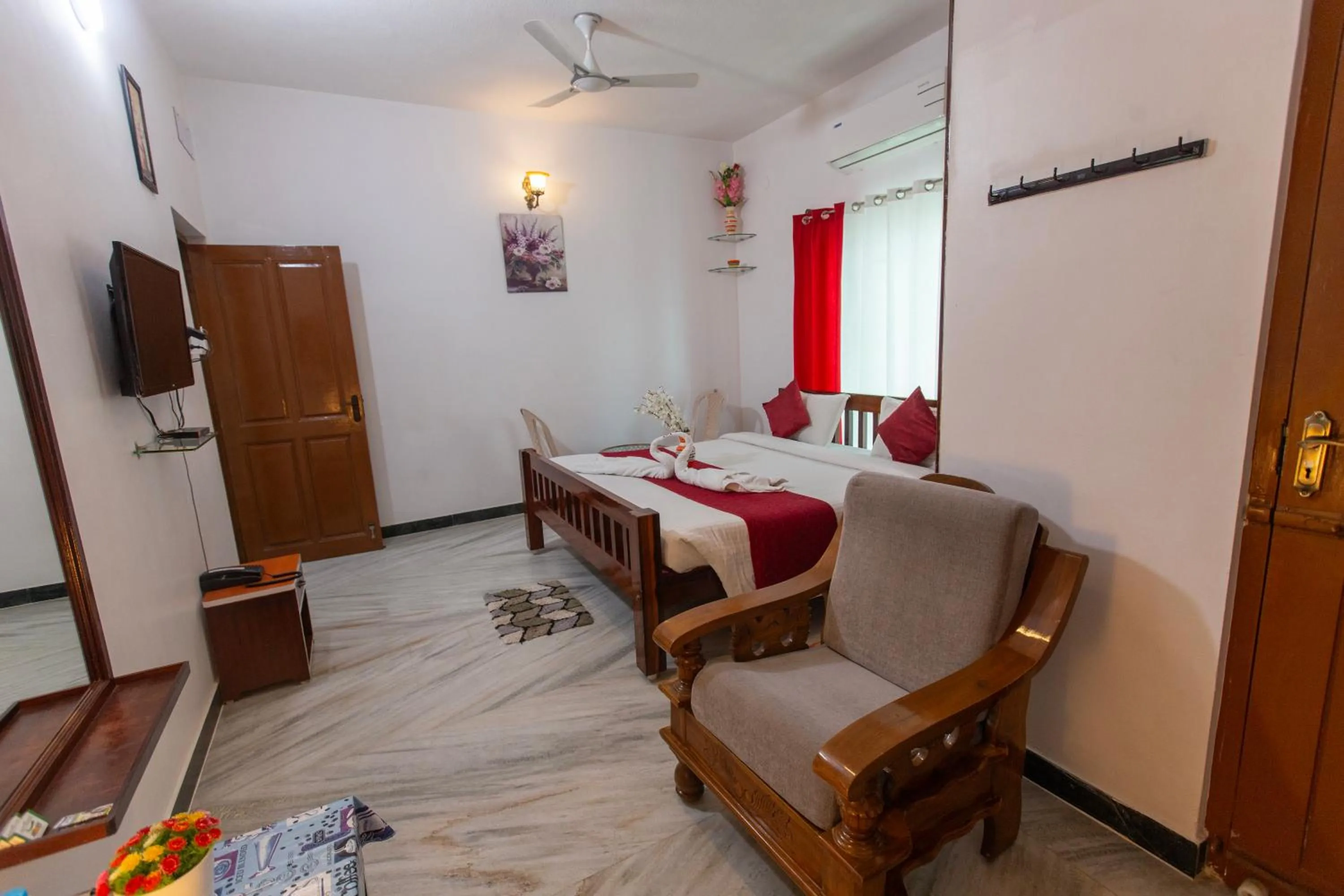 Bed in Sunflower Villa