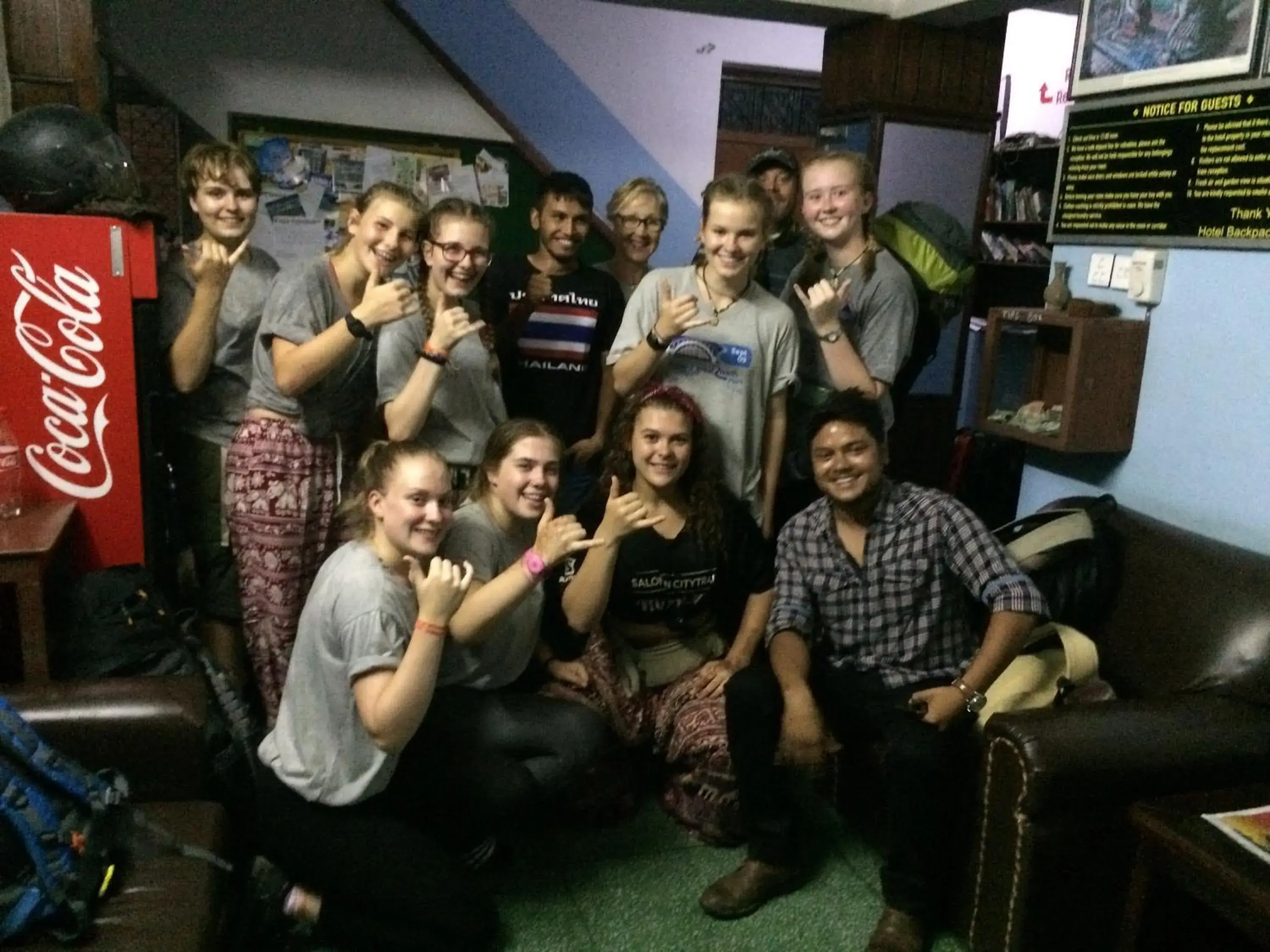 Breakfast in hotel Backpackers inn Breakfast in hotel Backpackers inn