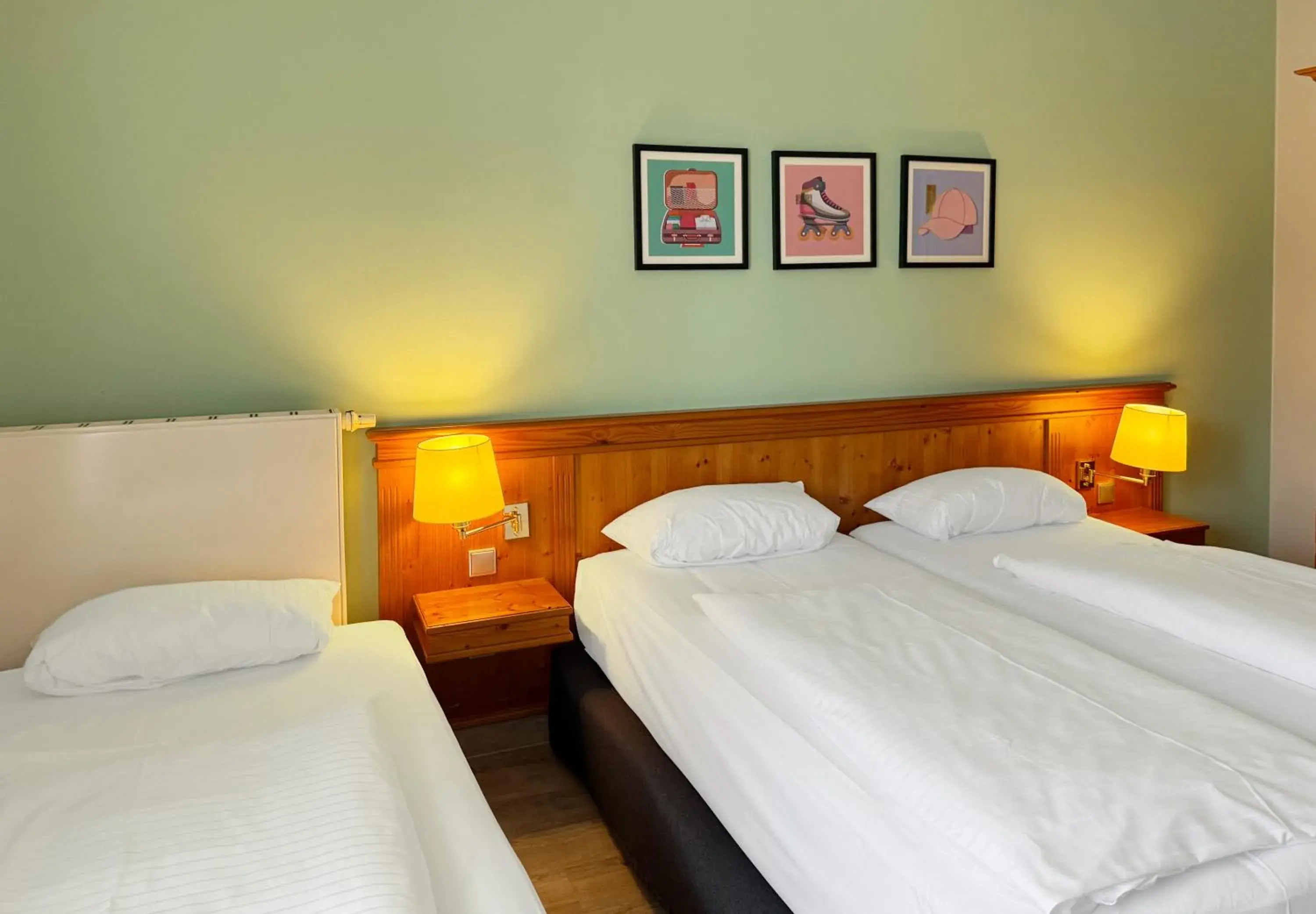 Bed in Garner Hotel Munich - Messe by IHG Bed in Garner Hotel Munich - Messe by IHG