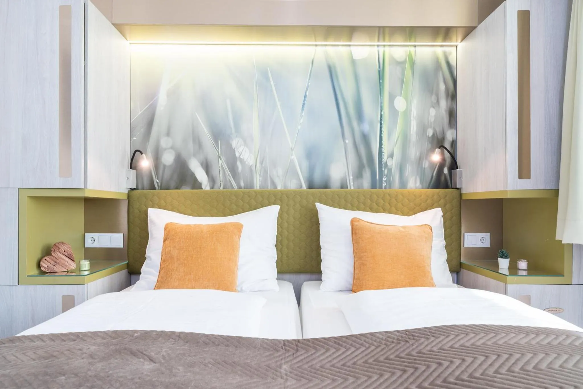 Decorative detail, Bed in HOTEL Am Spichernplatz