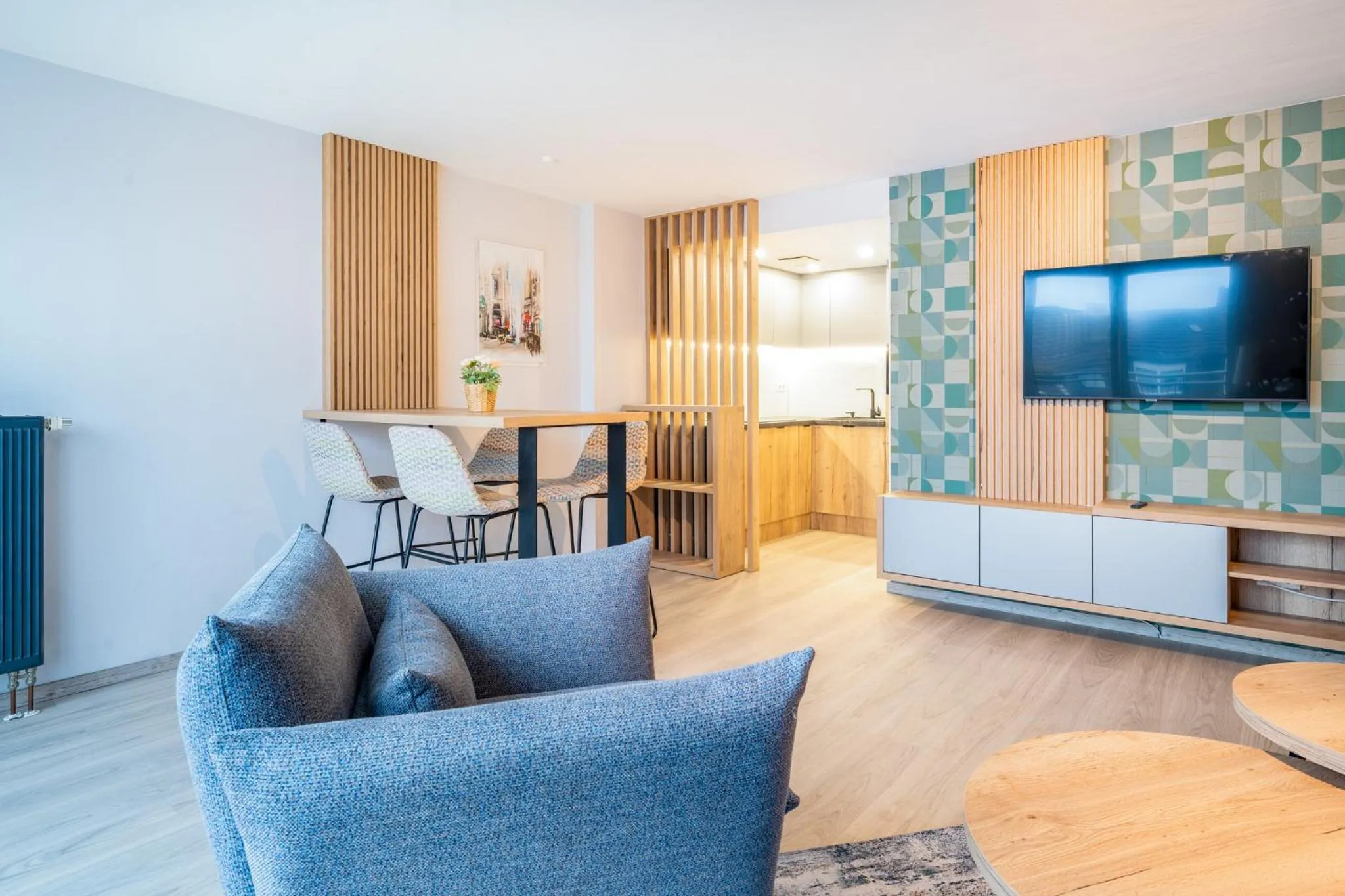 Kitchen or kitchenette in HOTEL Am Spichernplatz