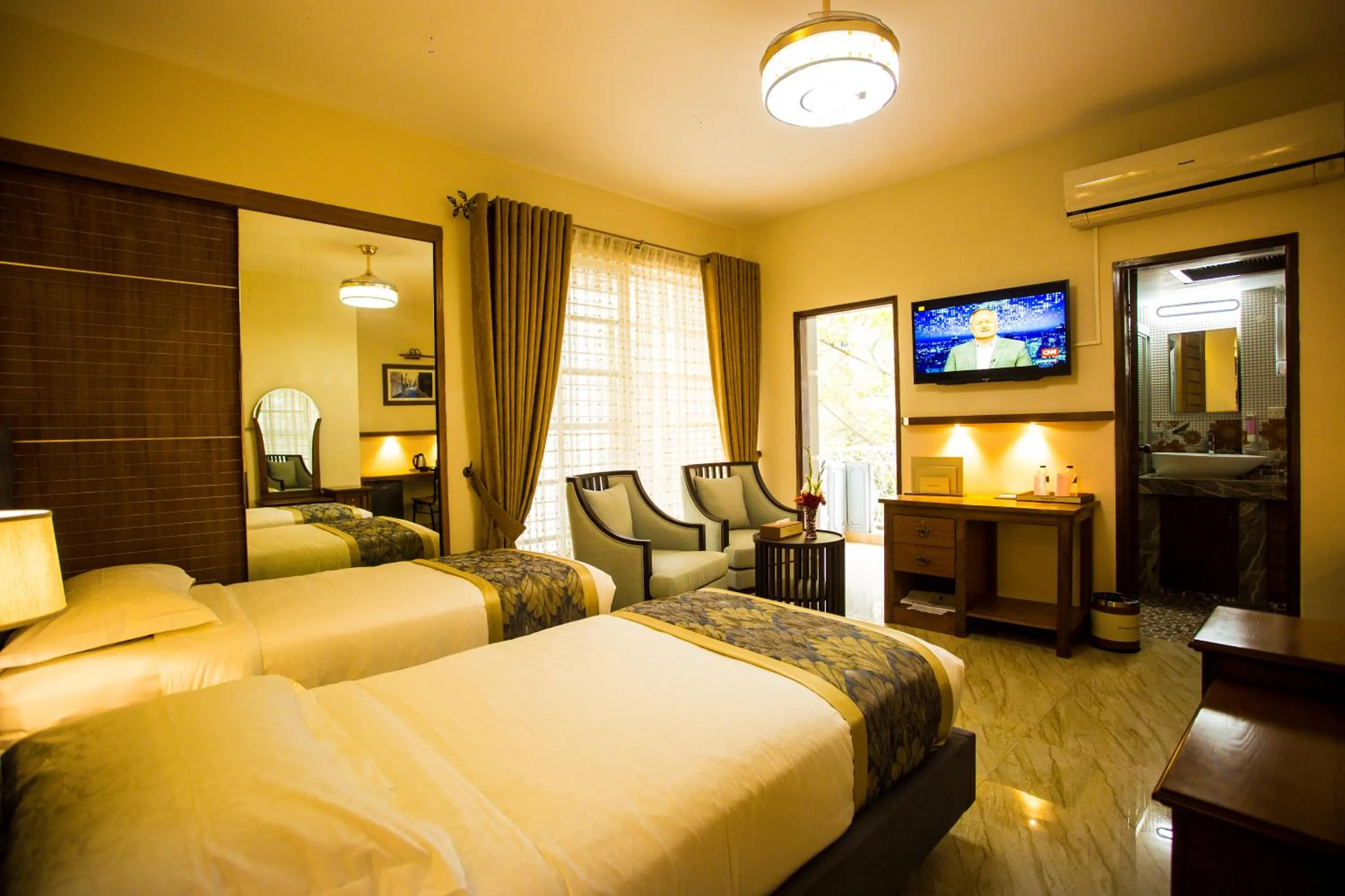 Bed in Shinepukur Suites