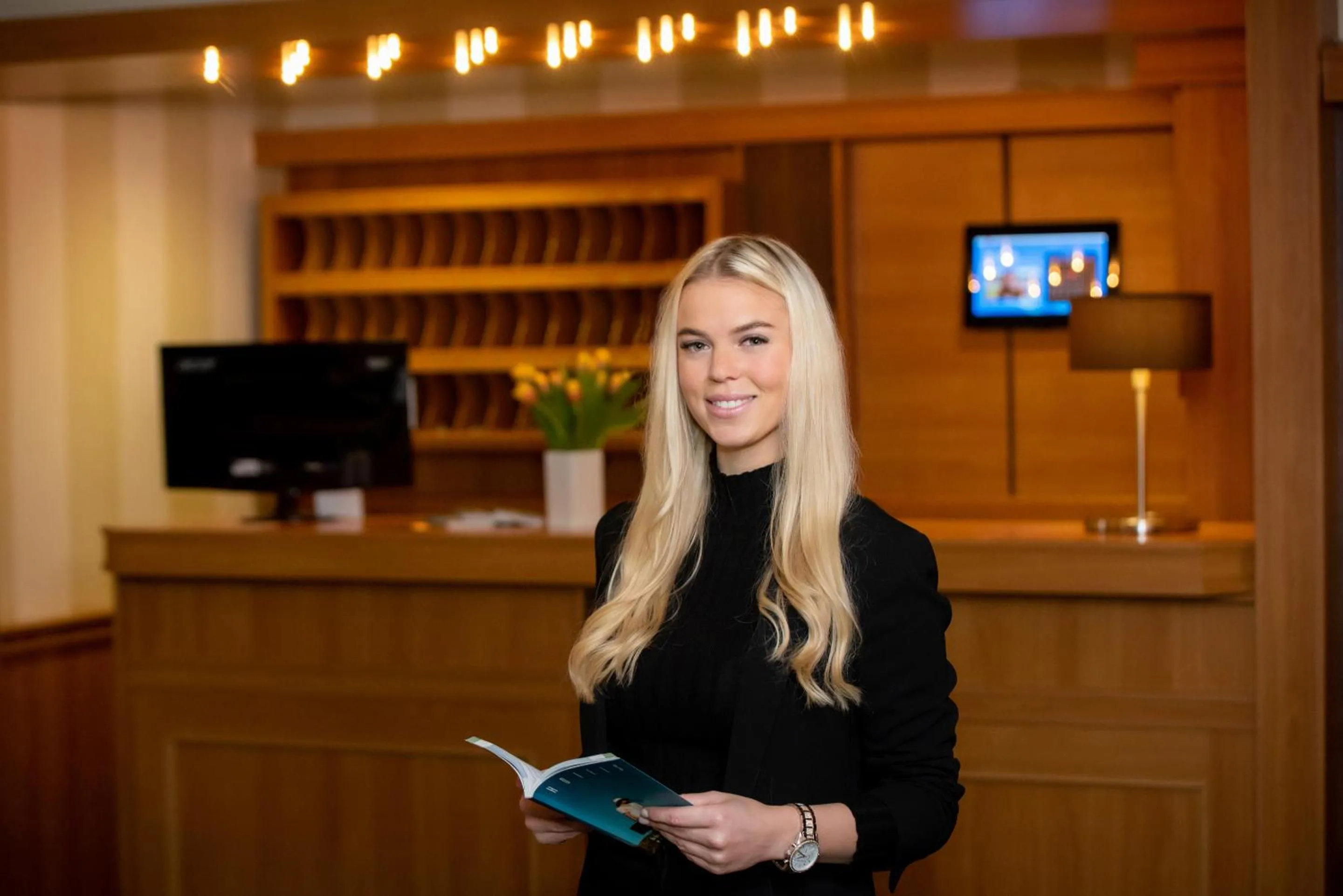 Lobby or reception in Hotel Westfalia
