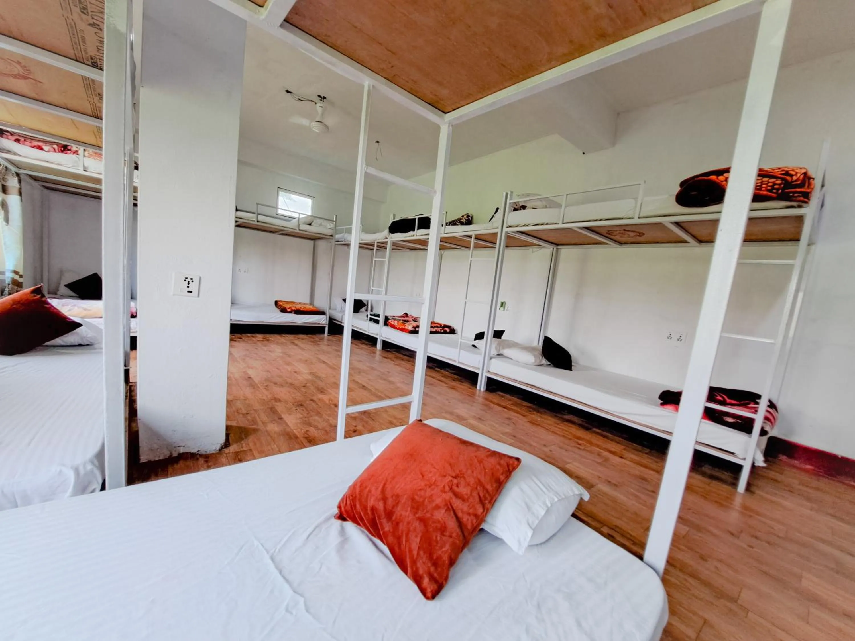 Bed in Hong Qi Hotel