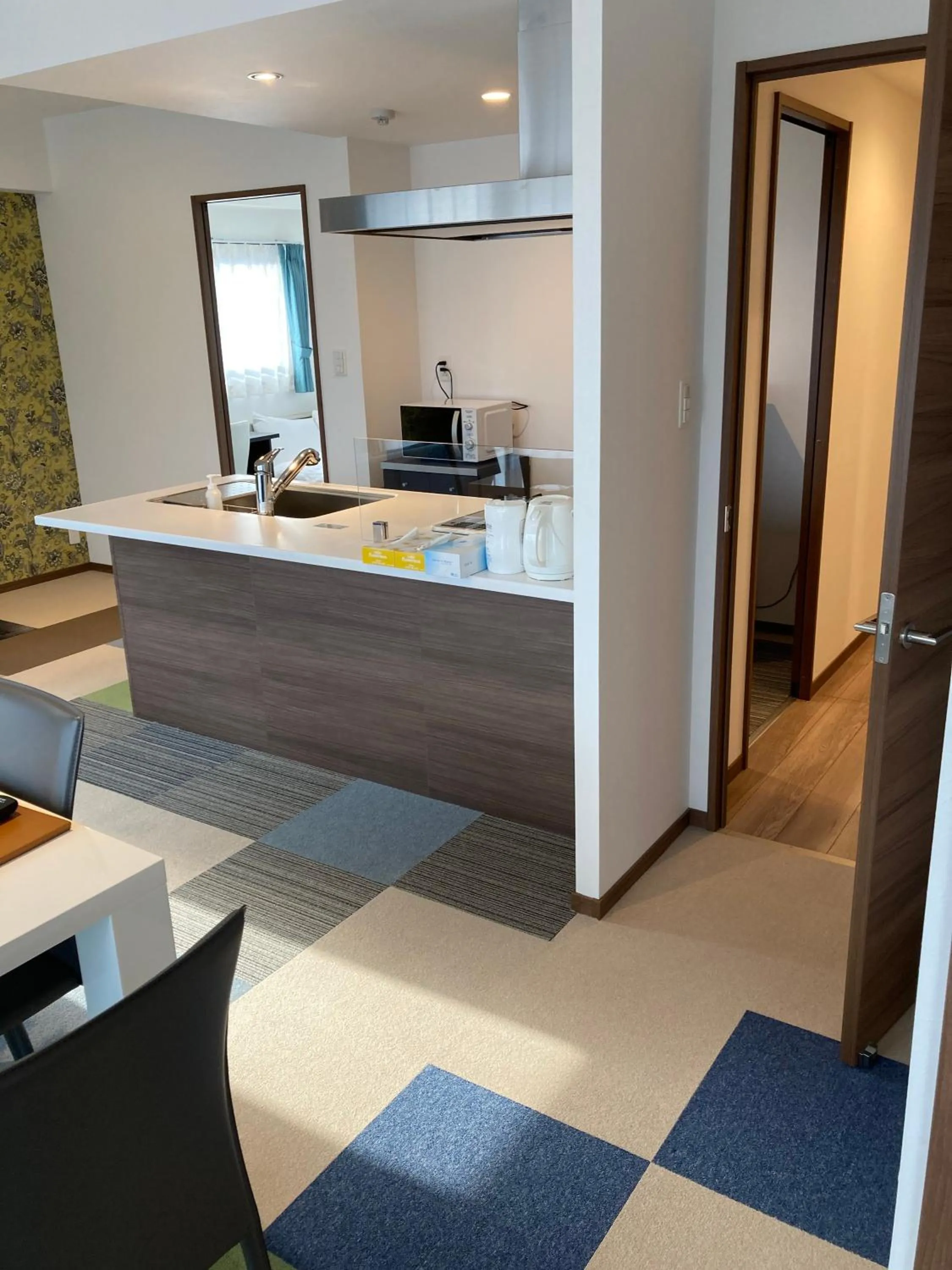 Kitchen or kitchenette in A.T. Hotel Hakata