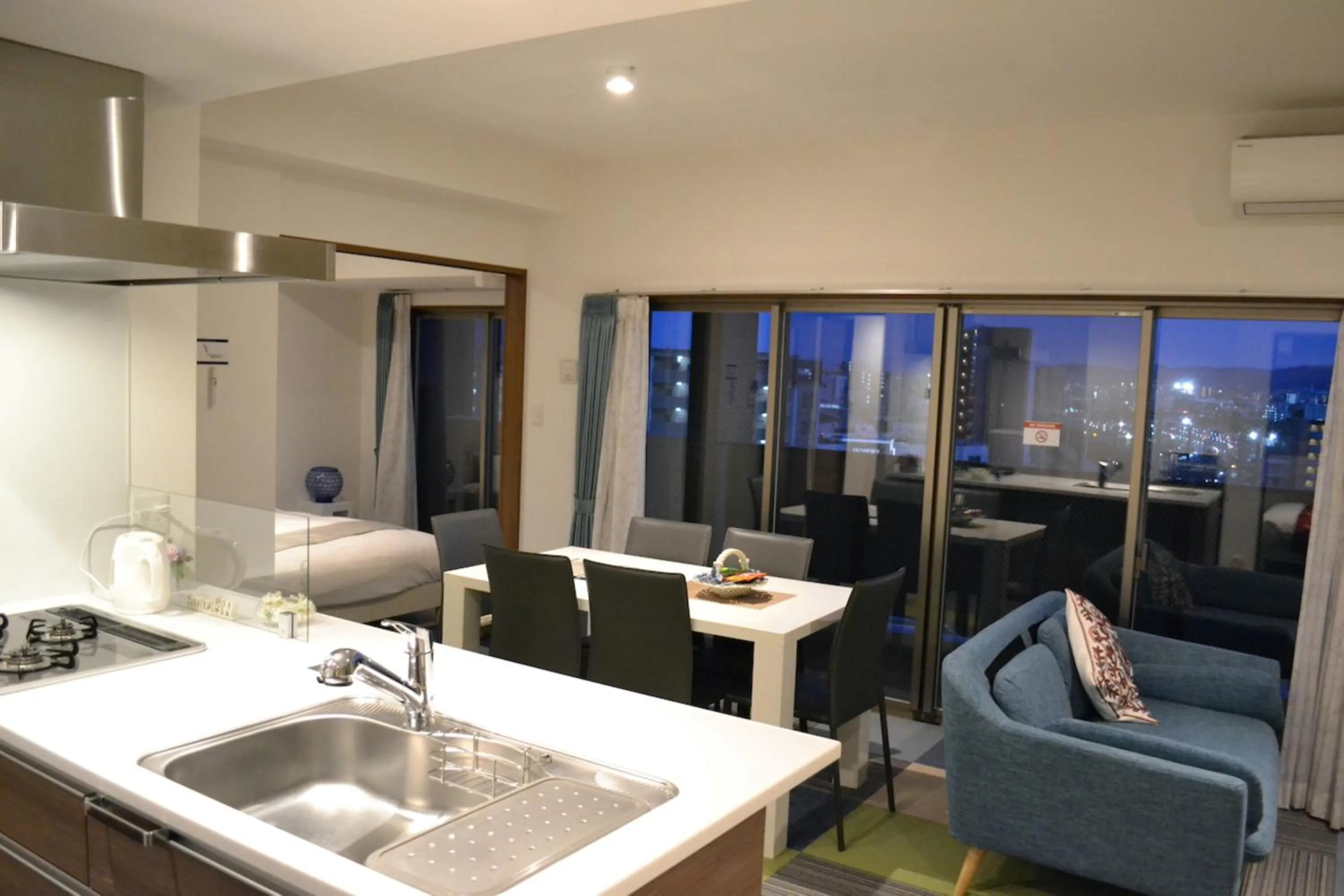 Kitchen or kitchenette in A.T. Hotel Hakata