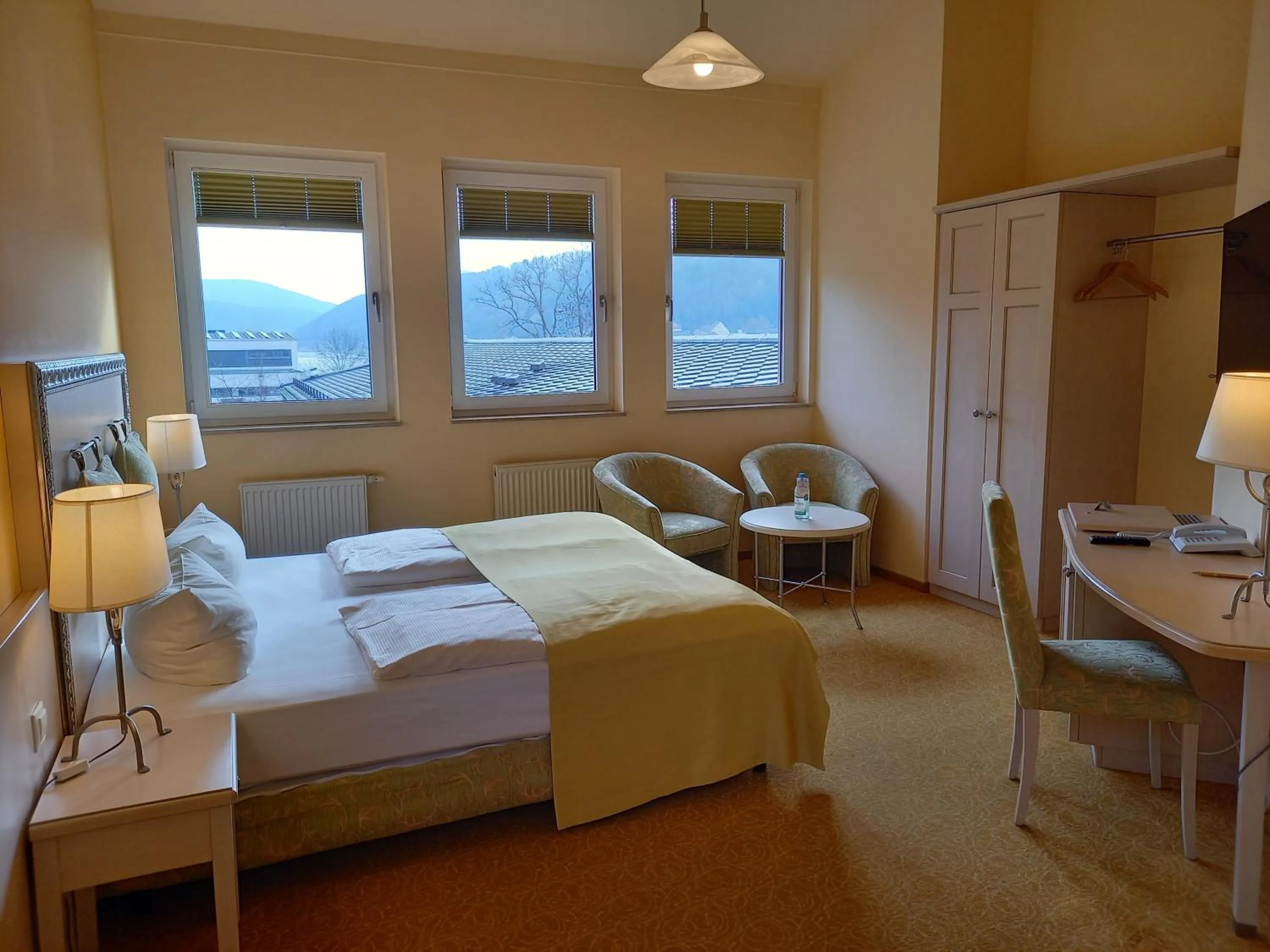 Bedroom, Bed in Parkhotel Bad Schandau mit SPA