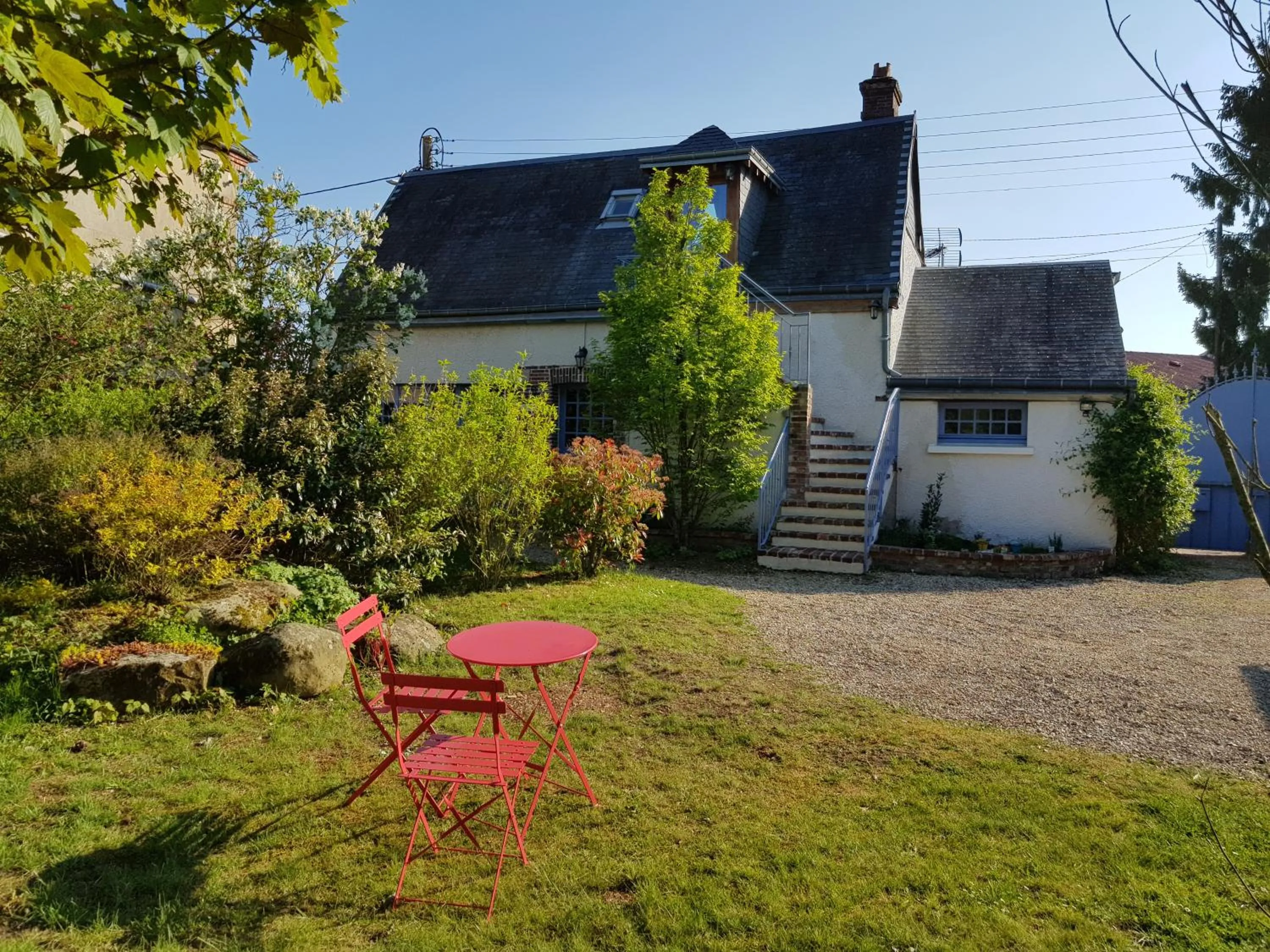 Garden view in L'havre de Saint Germain